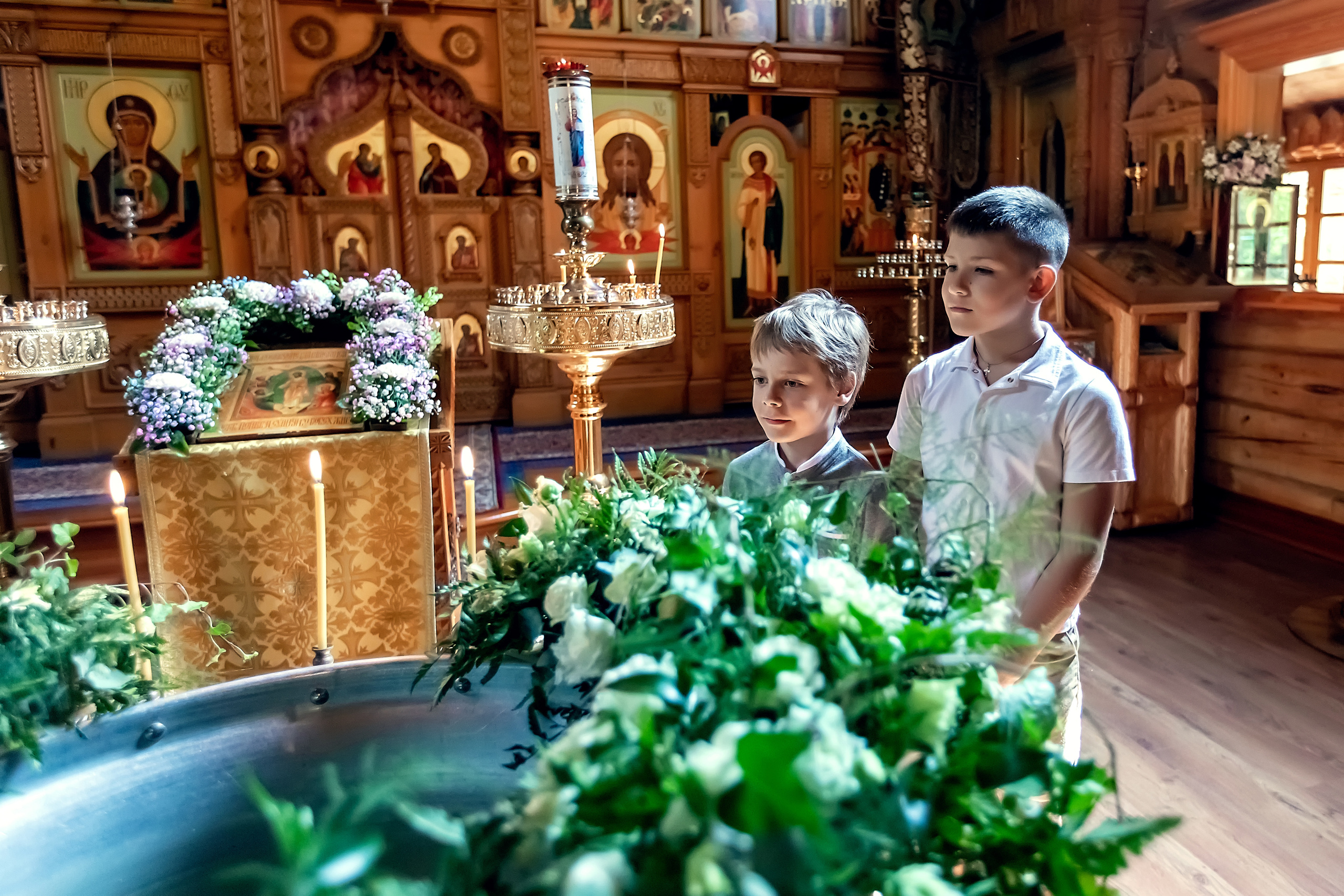 Крещение Александры. Фотограф на Таинство Крещения и Венчания в Москве и МО