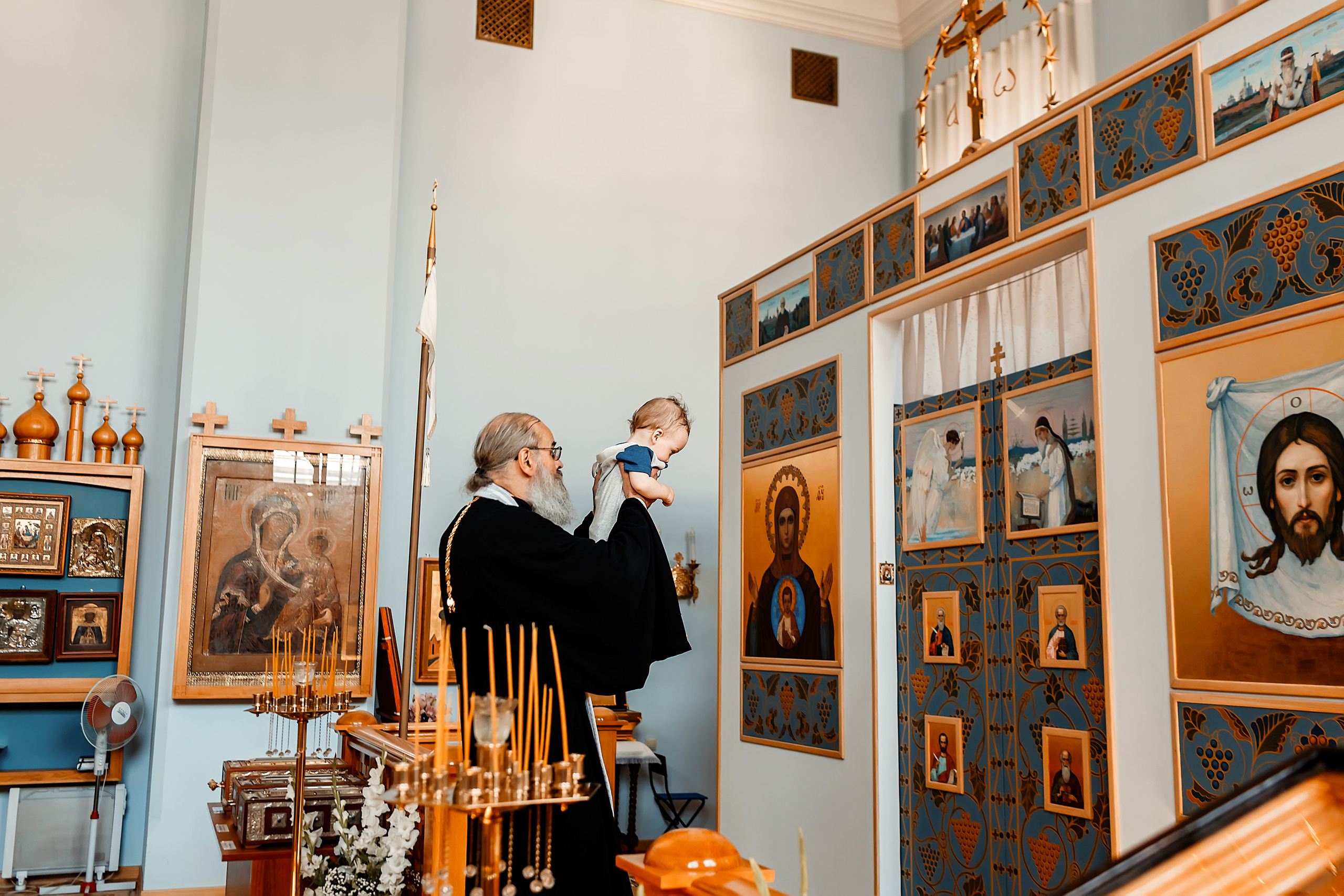 Таинство Крещения Алексея и Александра. Фотограф на Таинство Крещения и Венчания в Москве и МО