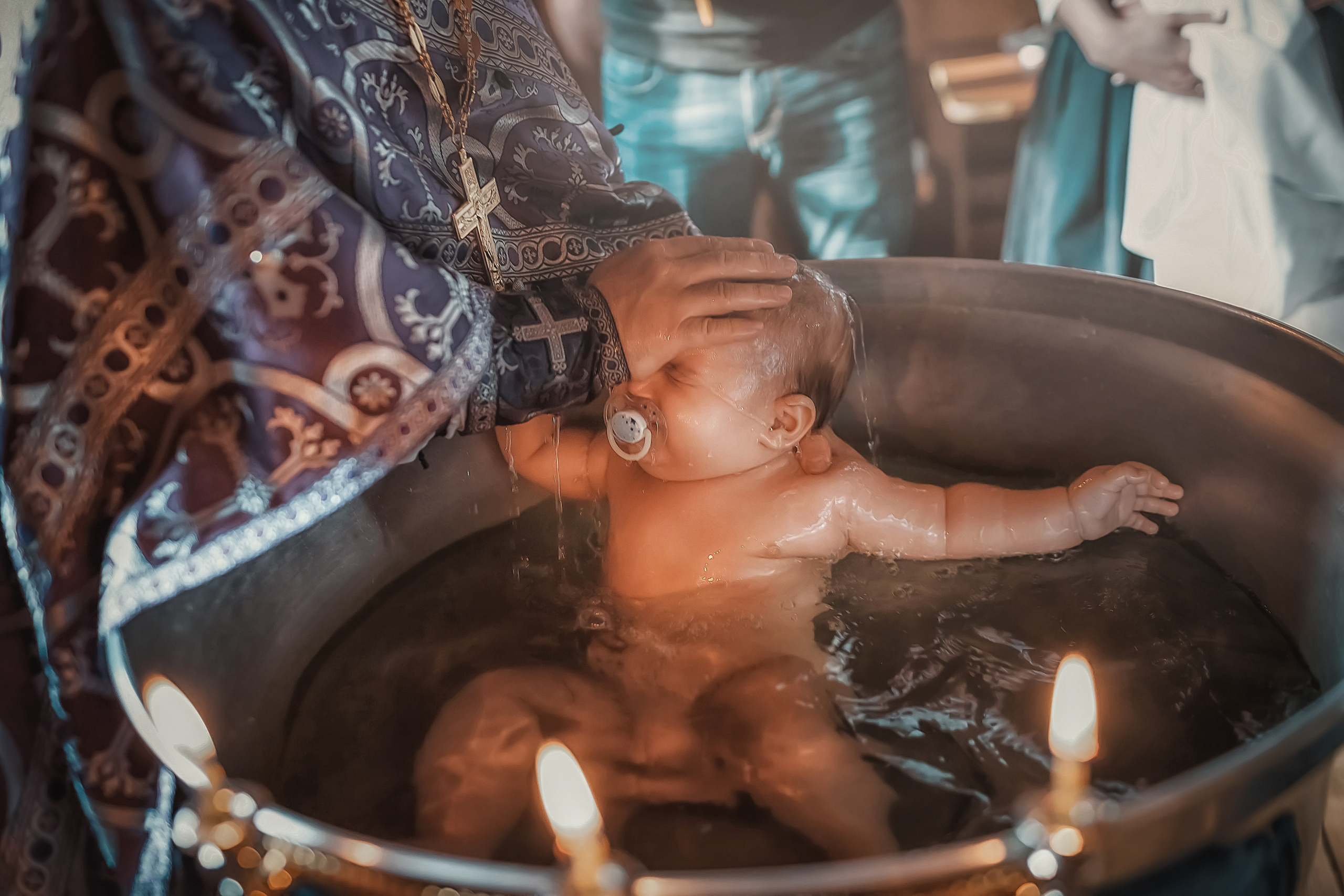 Таинство Крещения Семена. Фотограф на Таинство Крещения и Венчания в Москве и МО