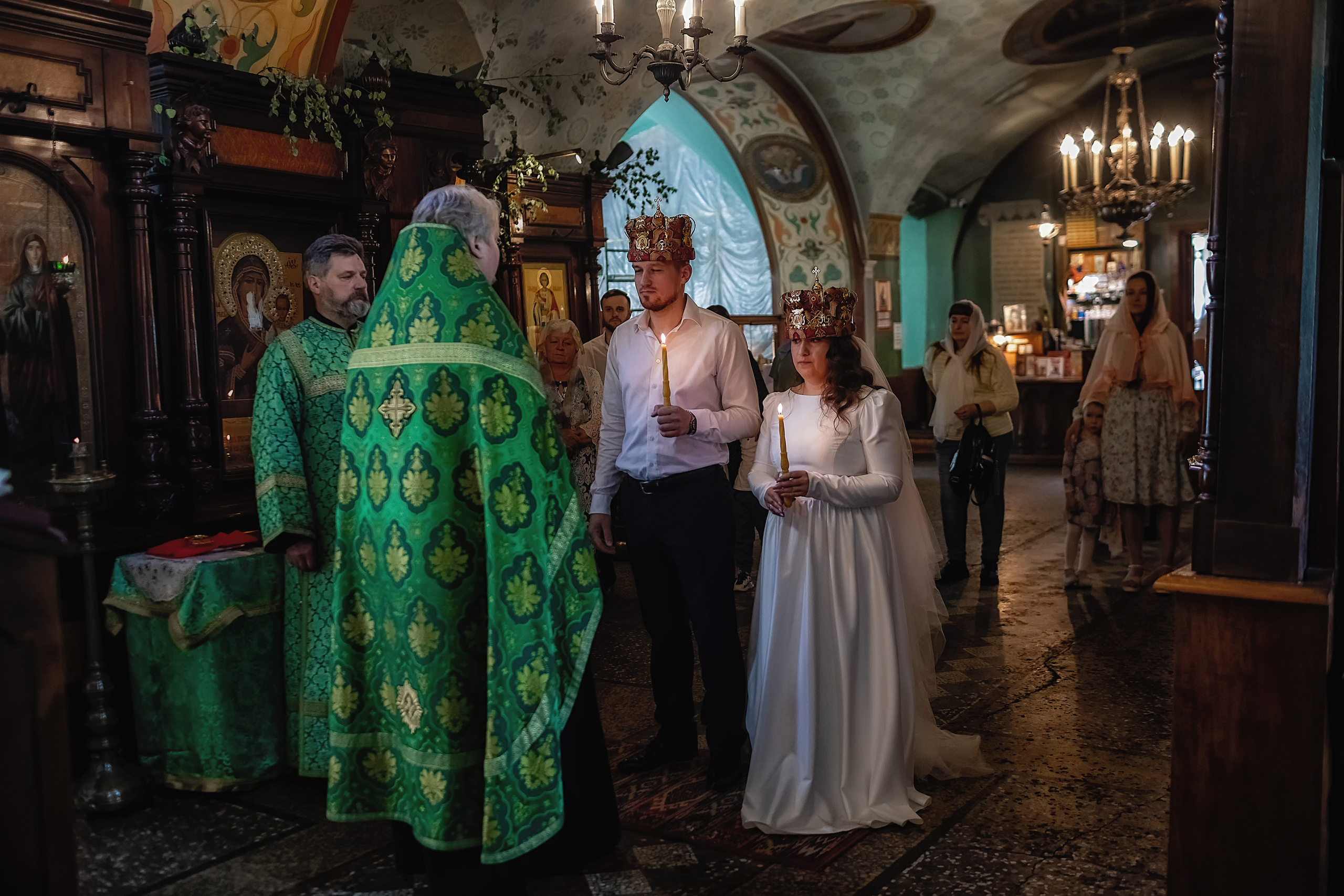 Константин и Татьяна. Фотограф на Таинство Крещения и Венчания в Москве и МО