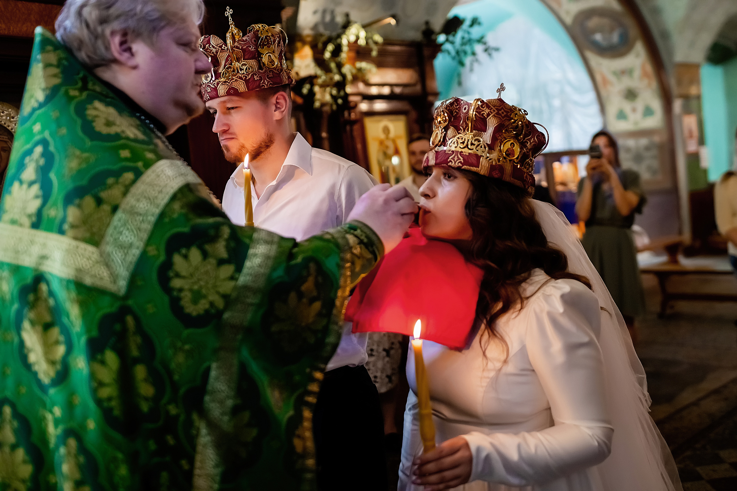 Константин и Татьяна. Фотограф на Таинство Крещения и Венчания в Москве и МО