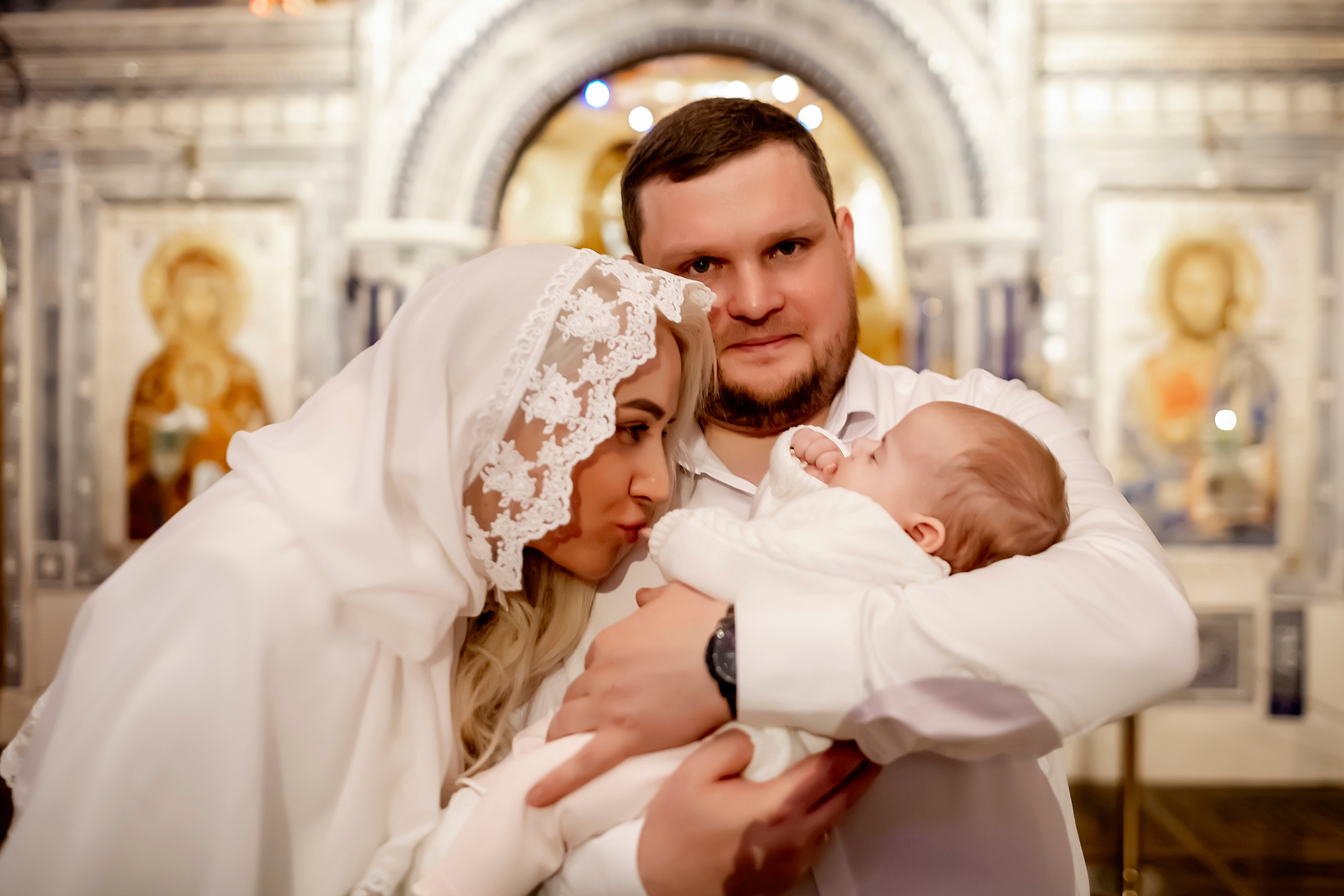 Таинство Крещения Анфисы. Фотограф на Таинство Крещения и Венчания в Москве и МО