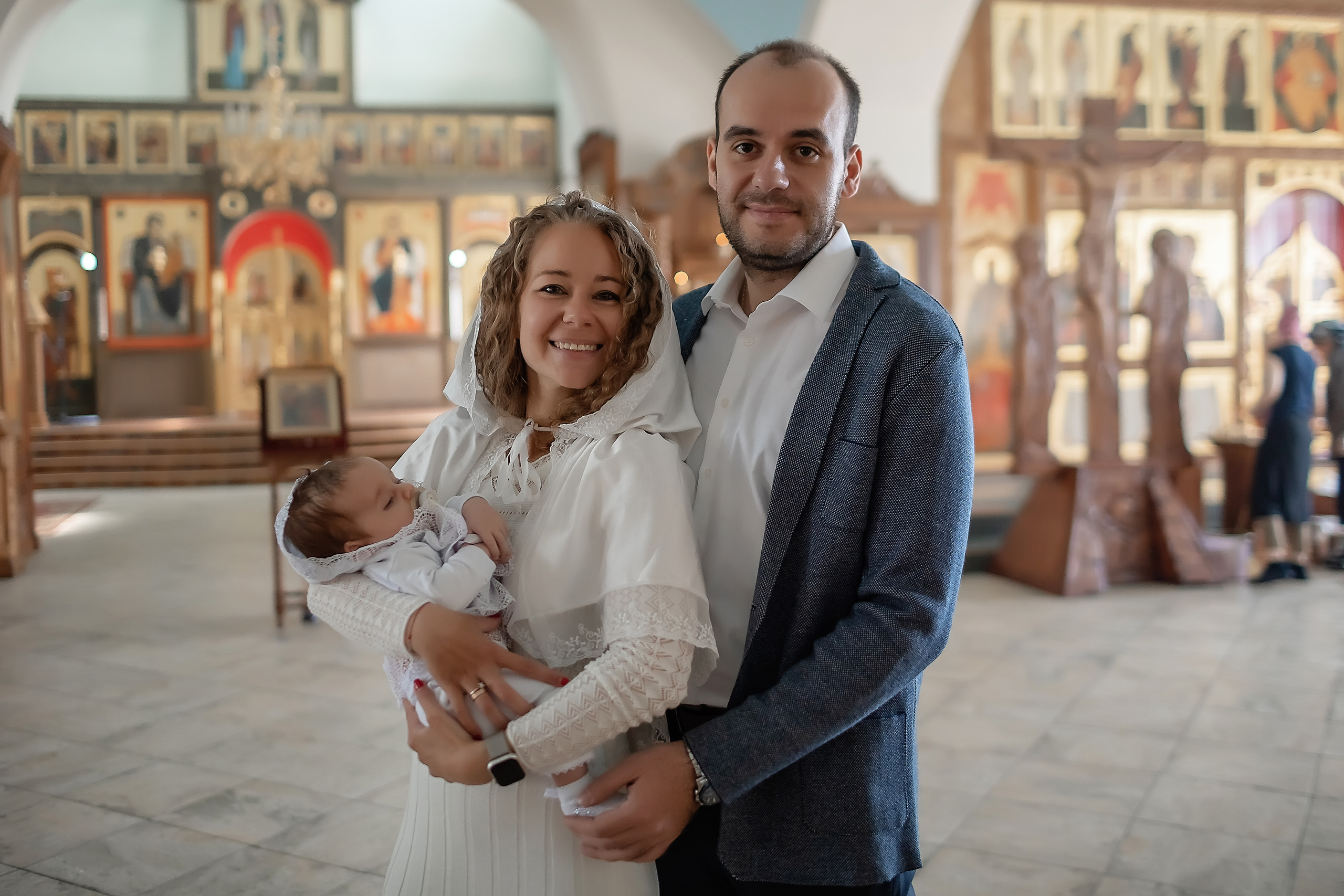 Крещение Льва. Фотограф на Таинство Крещения и Венчания в Москве и МО