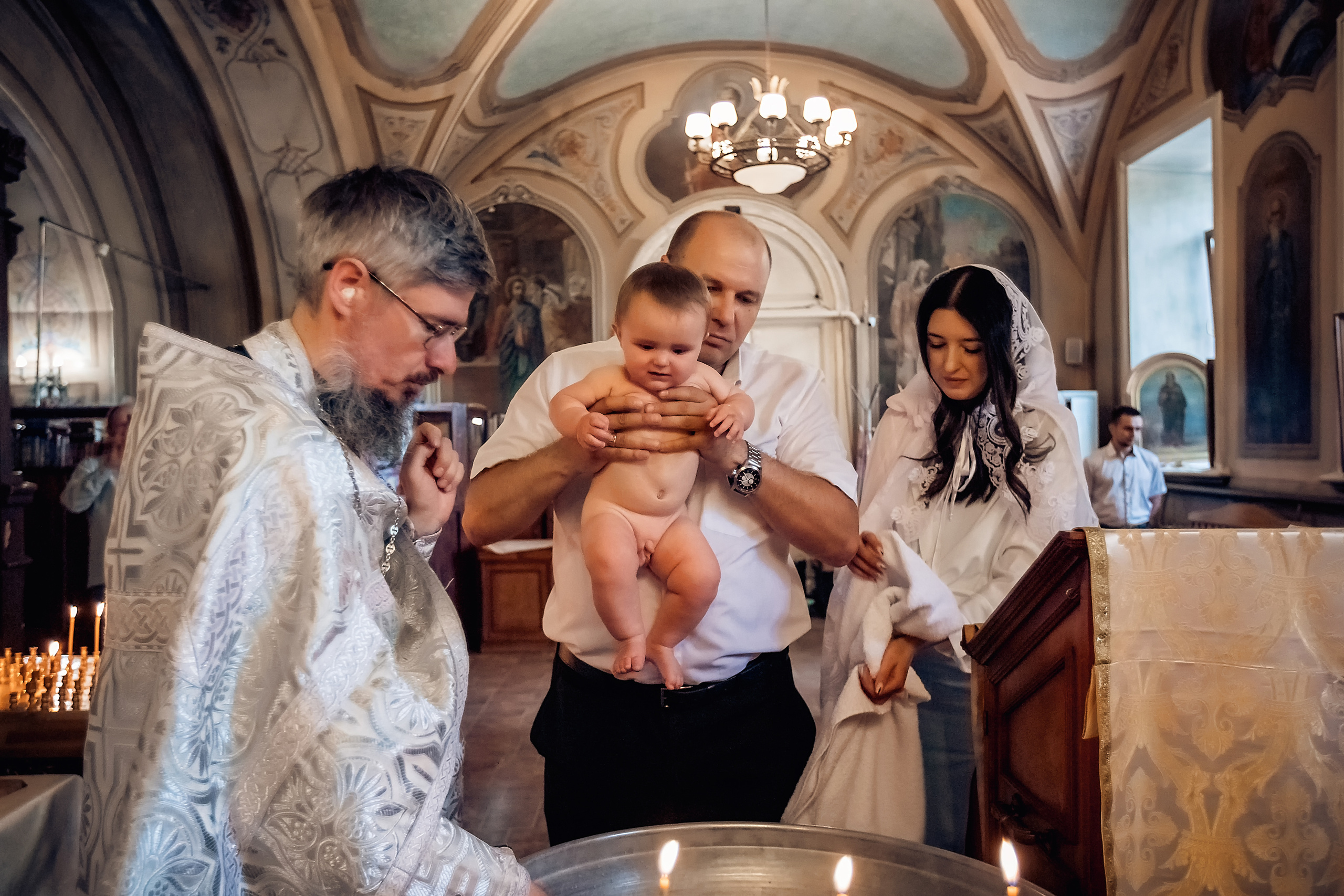 Крещение Михаила. Фотограф на Таинство Крещения и Венчания в Москве и МО