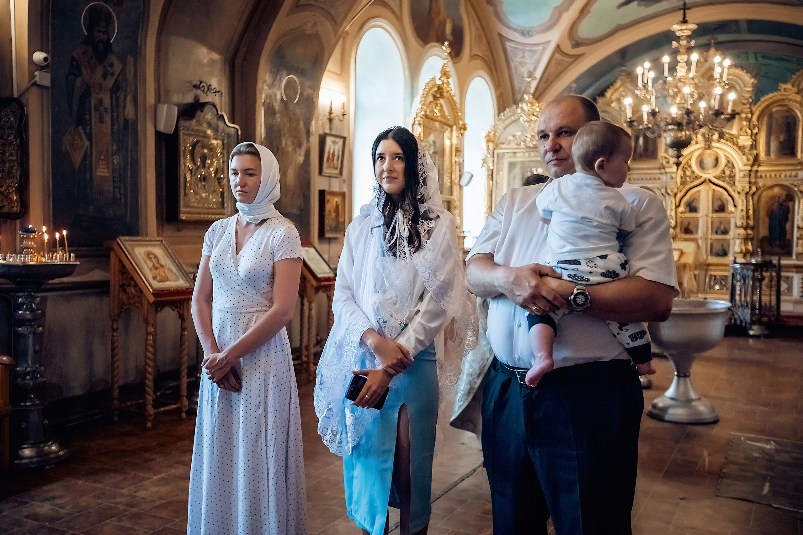 Крещение Михаила. Фотограф на Таинство Крещения и Венчания в Москве и МО