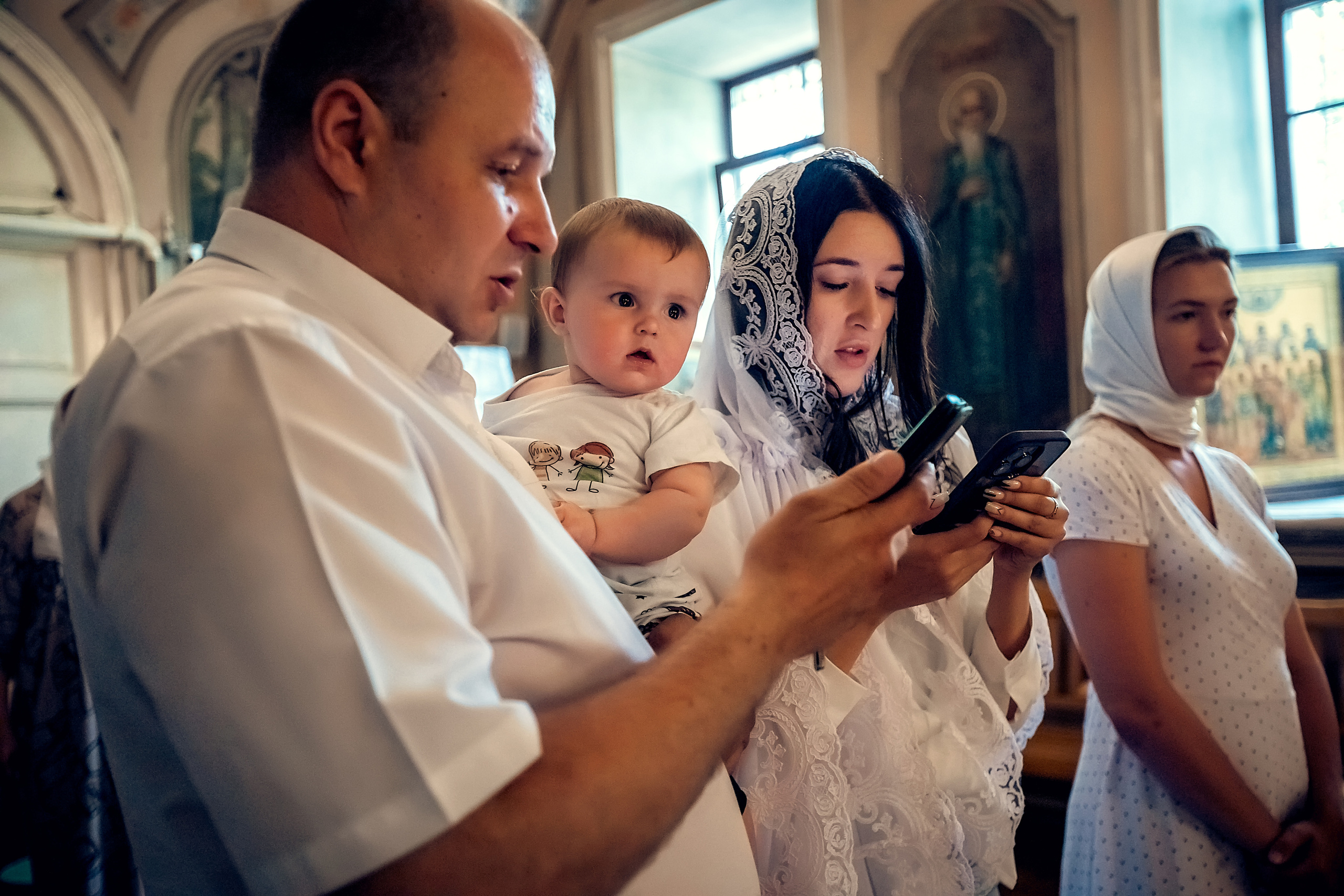Крещение Михаила. Фотограф на Таинство Крещения и Венчания в Москве и МО