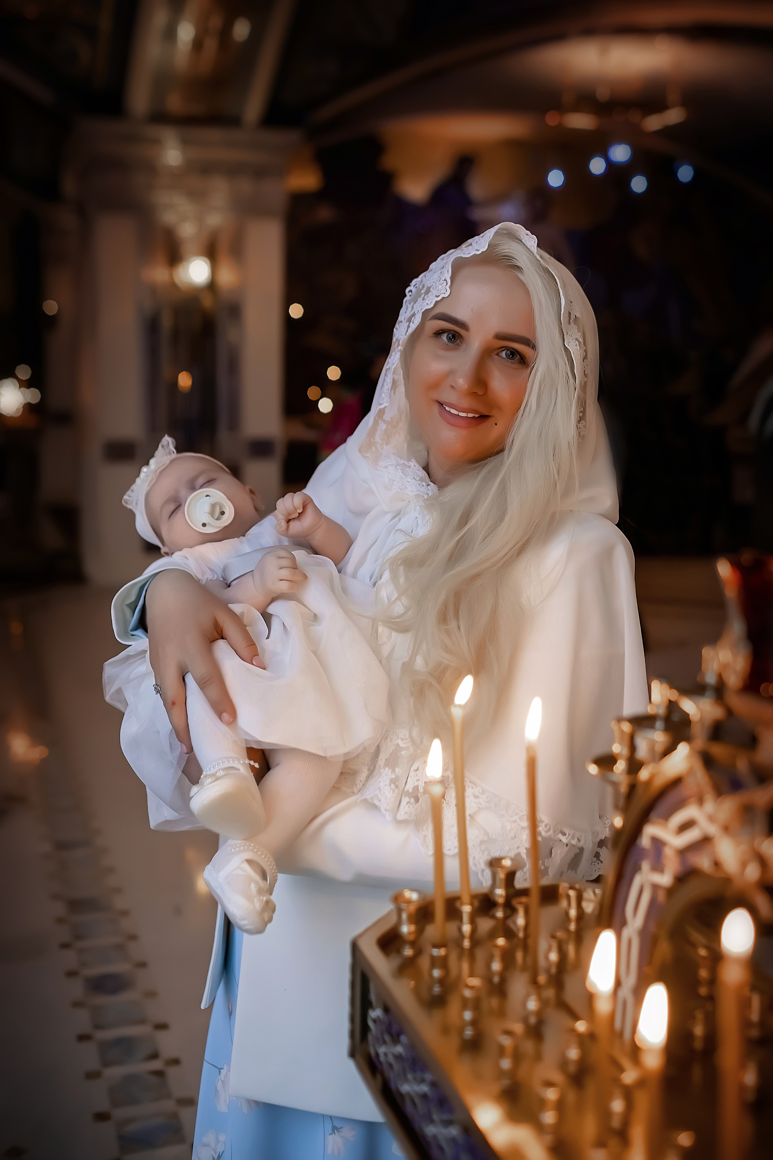 Таинство Крещения Анфисы. Фотограф на Таинство Крещения и Венчания в Москве и МО