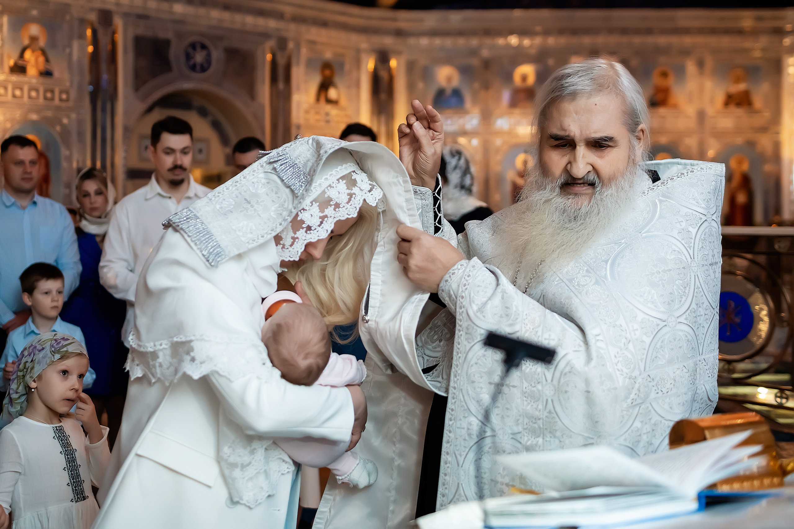 Таинство Крещения Анфисы. Фотограф на Таинство Крещения и Венчания в Москве и МО