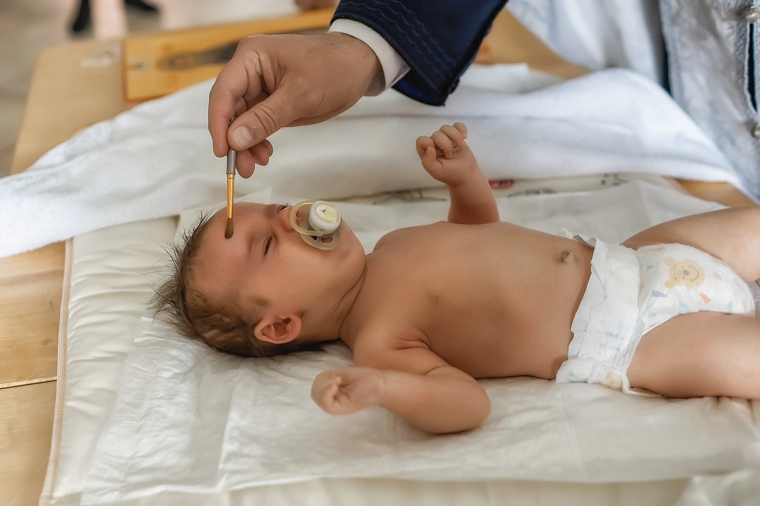 Крещение Льва. Фотограф на Таинство Крещения и Венчания в Москве и МО