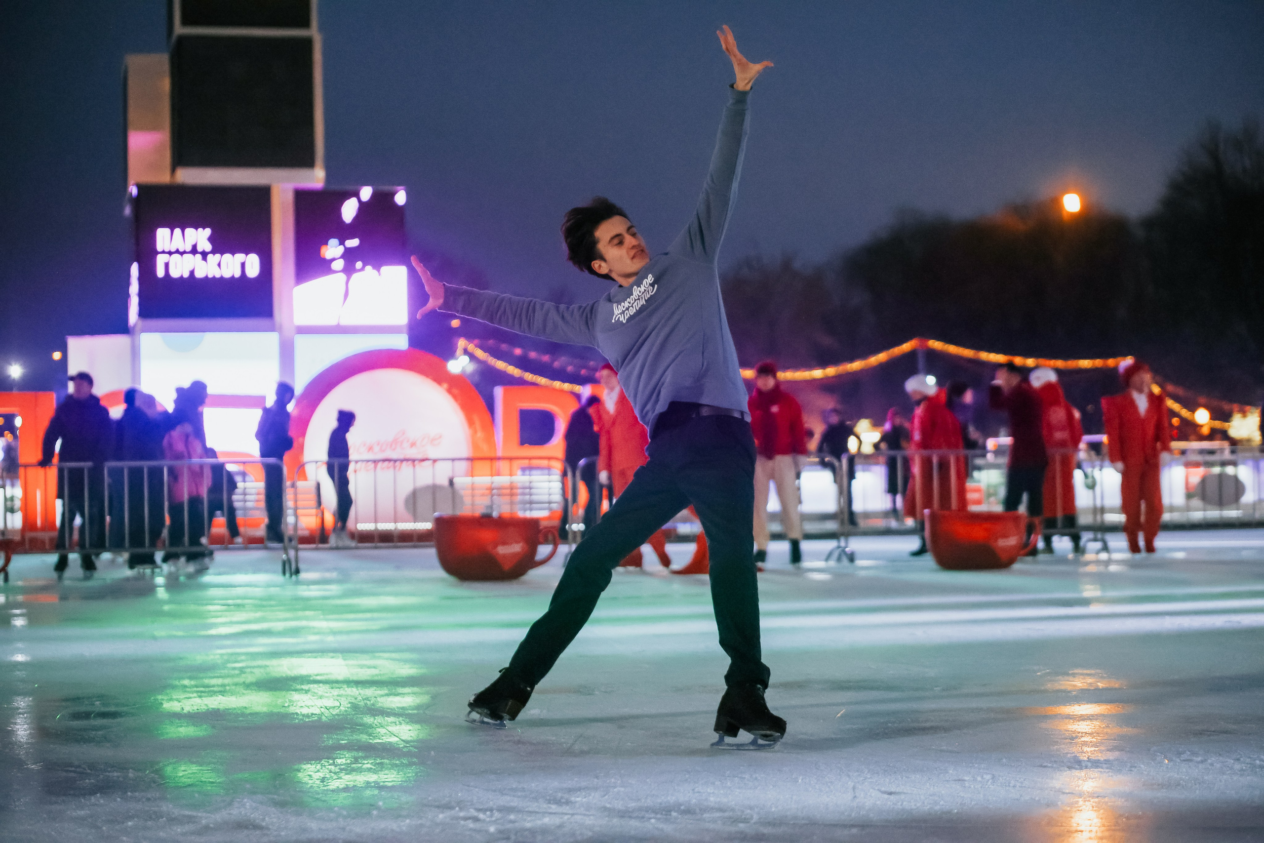 Ледовое шоу Парк Культуры проект Московское Чаепитие. Фотограф и видеограф Анна Домашенко