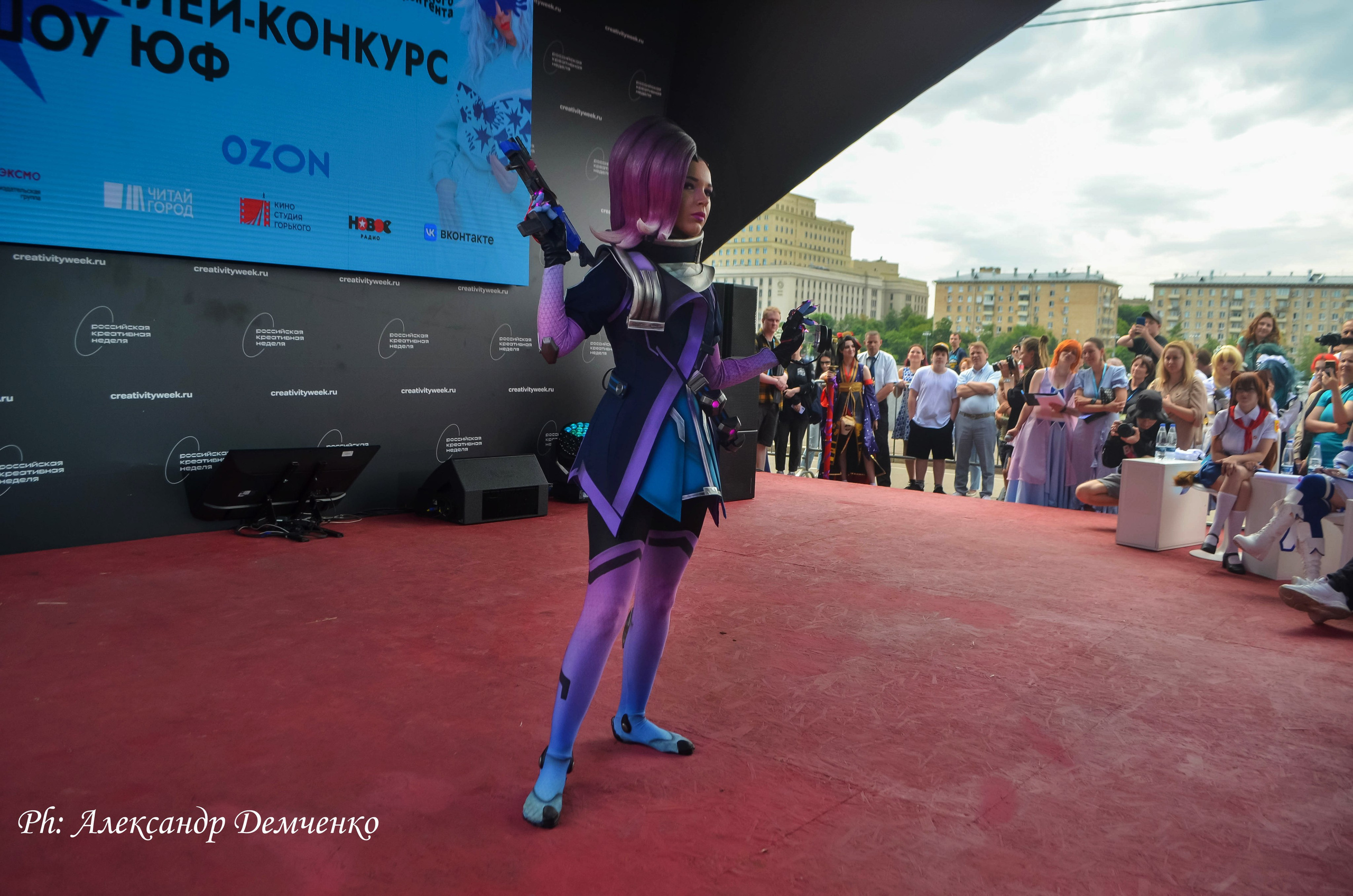 Фотосессия сцены в Москве на разных репортажных мероприятий