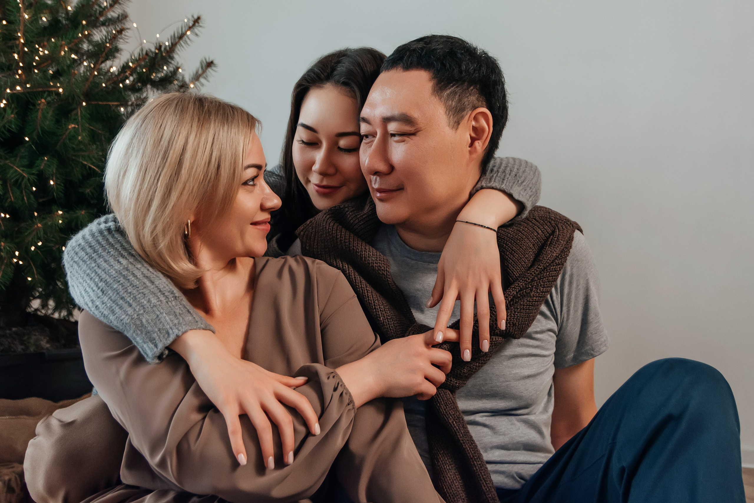 Новогодняя семейная фотосессия. Семейный и детский фотограф Кущ Наташа