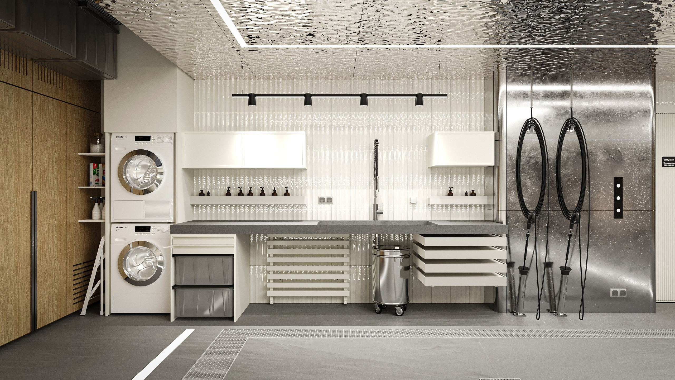 Автомоечно-детейлинговый комплекс в Яхт-клубе, г. Санкт-Петербург. Дизайн интерьера и экстерьера в Санкт-Петербурге Яна Емельянова