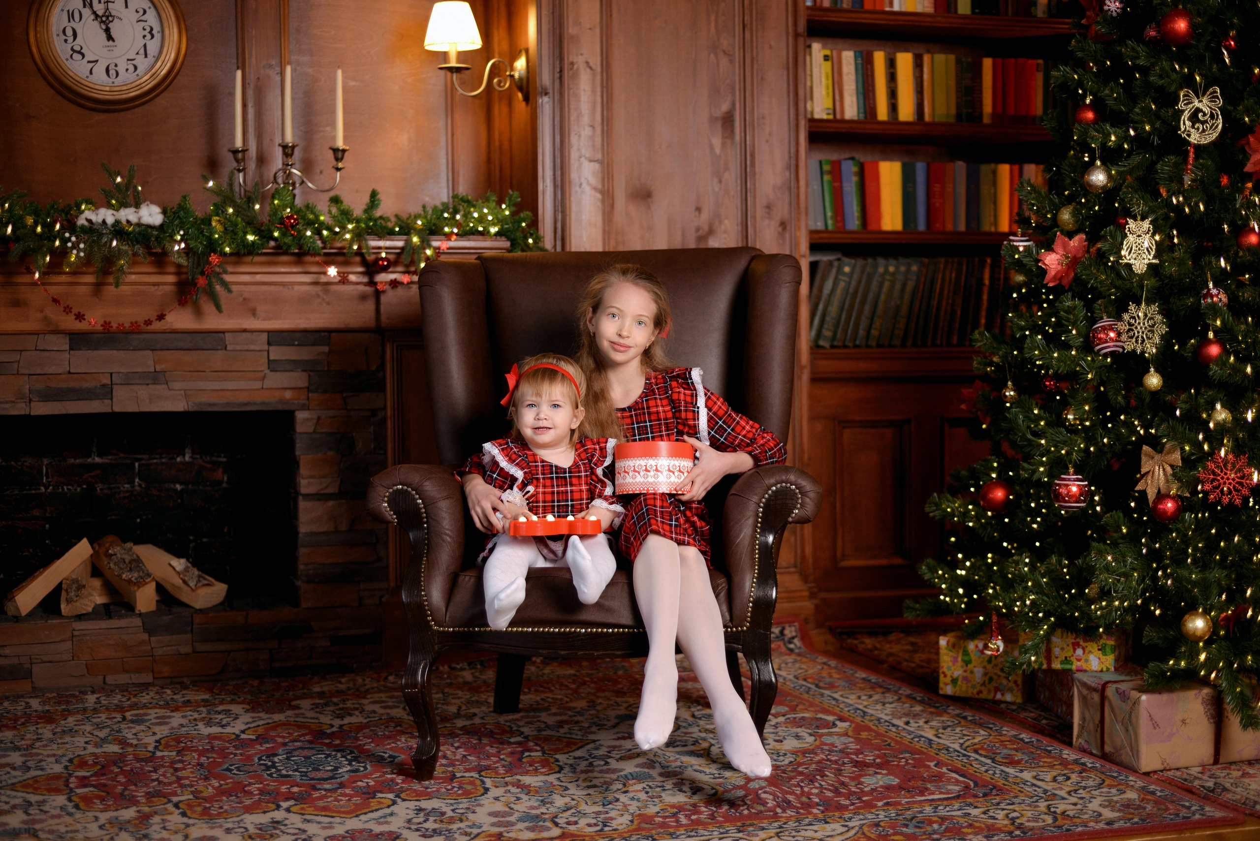 Новогодние съёмки в студиях. Семейный и свадебный фотограф Галина Абакумова, фотосессии в Белгороде
