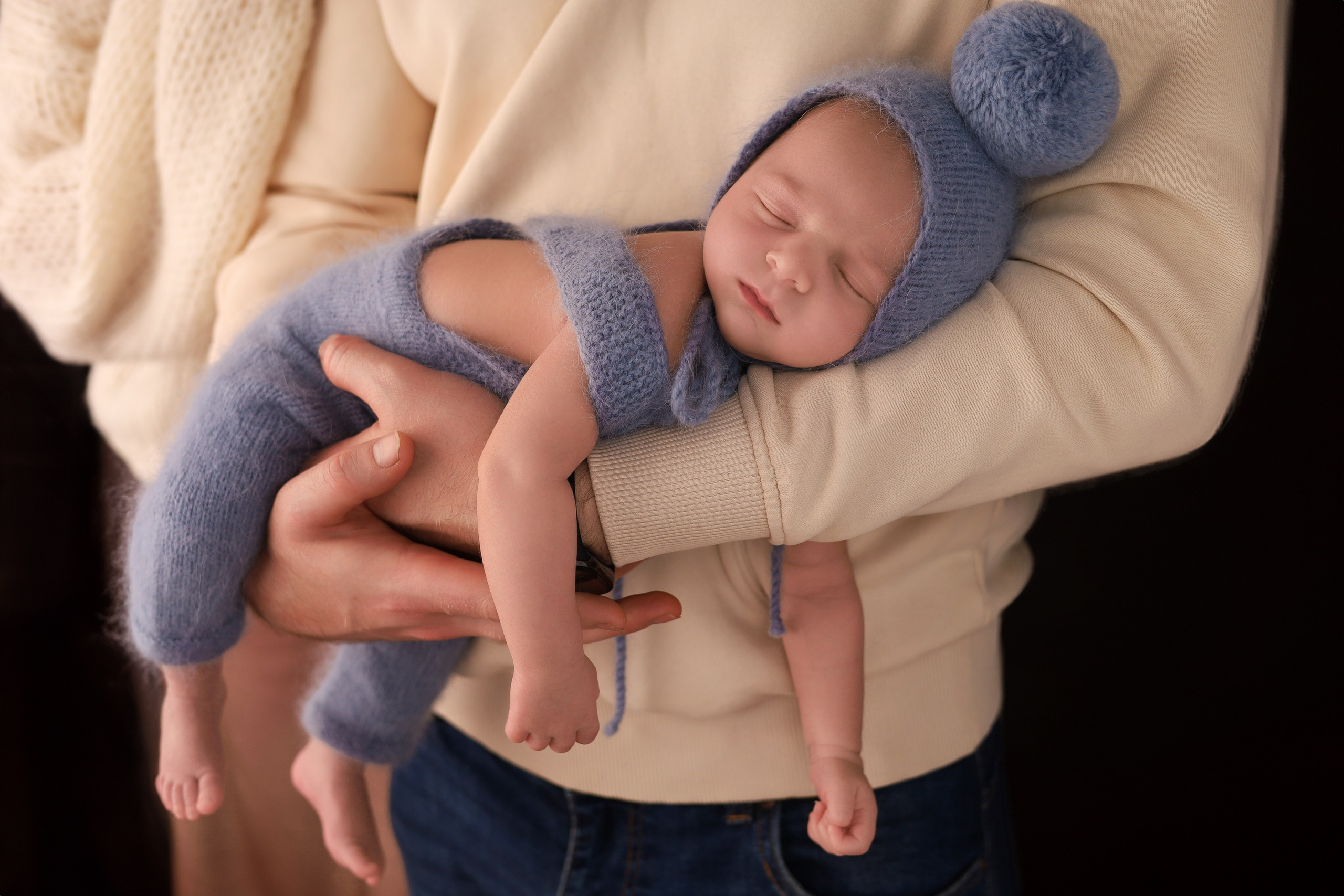 Ньюборн съемка Ромочки. Детский фотограф новорожденных в Москве и Московской области Анна
