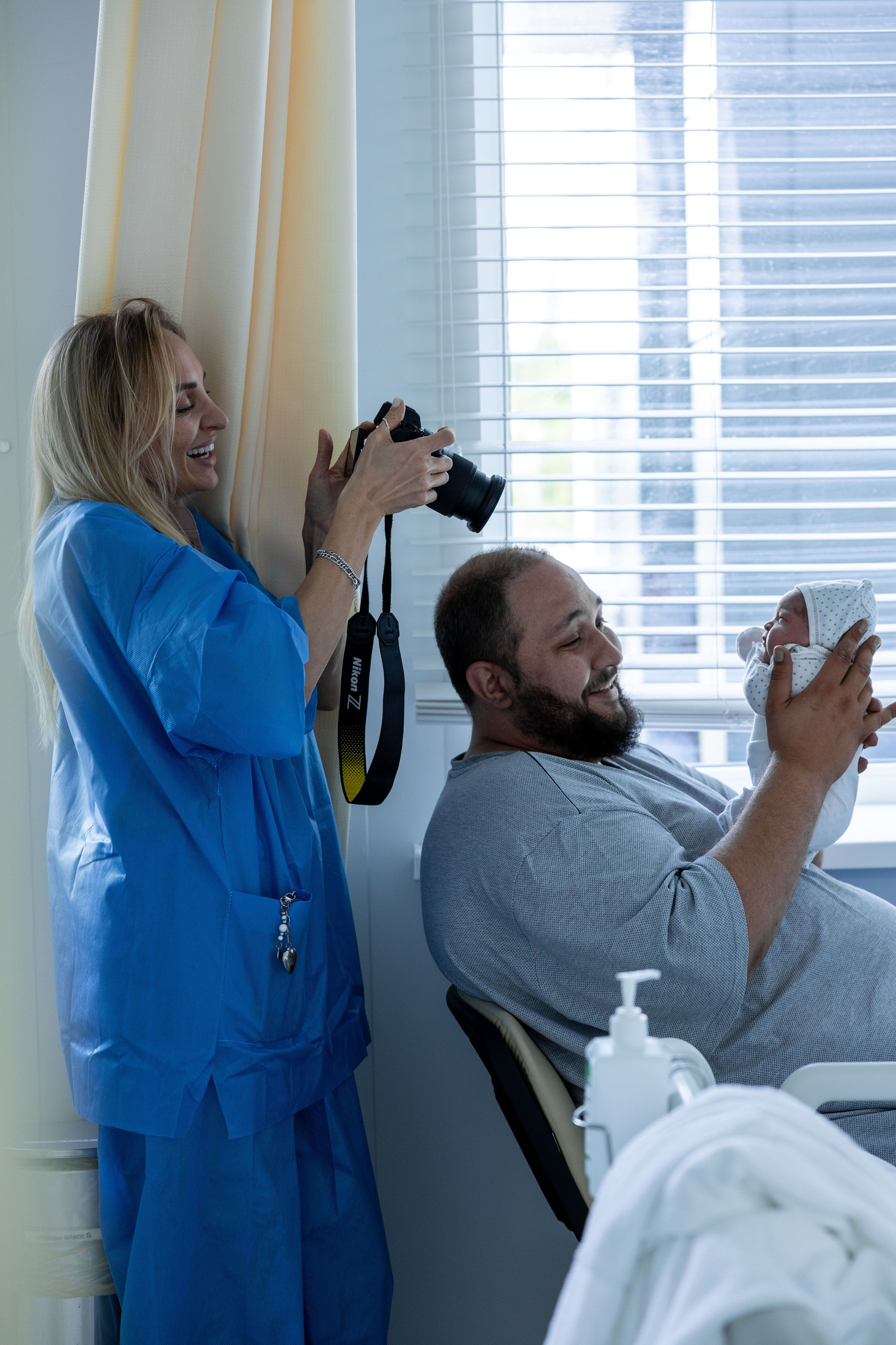 Роды в Лахтацентре Юля. Фотограф/видеограф в Санкт-Петербурге Динара Гольдина