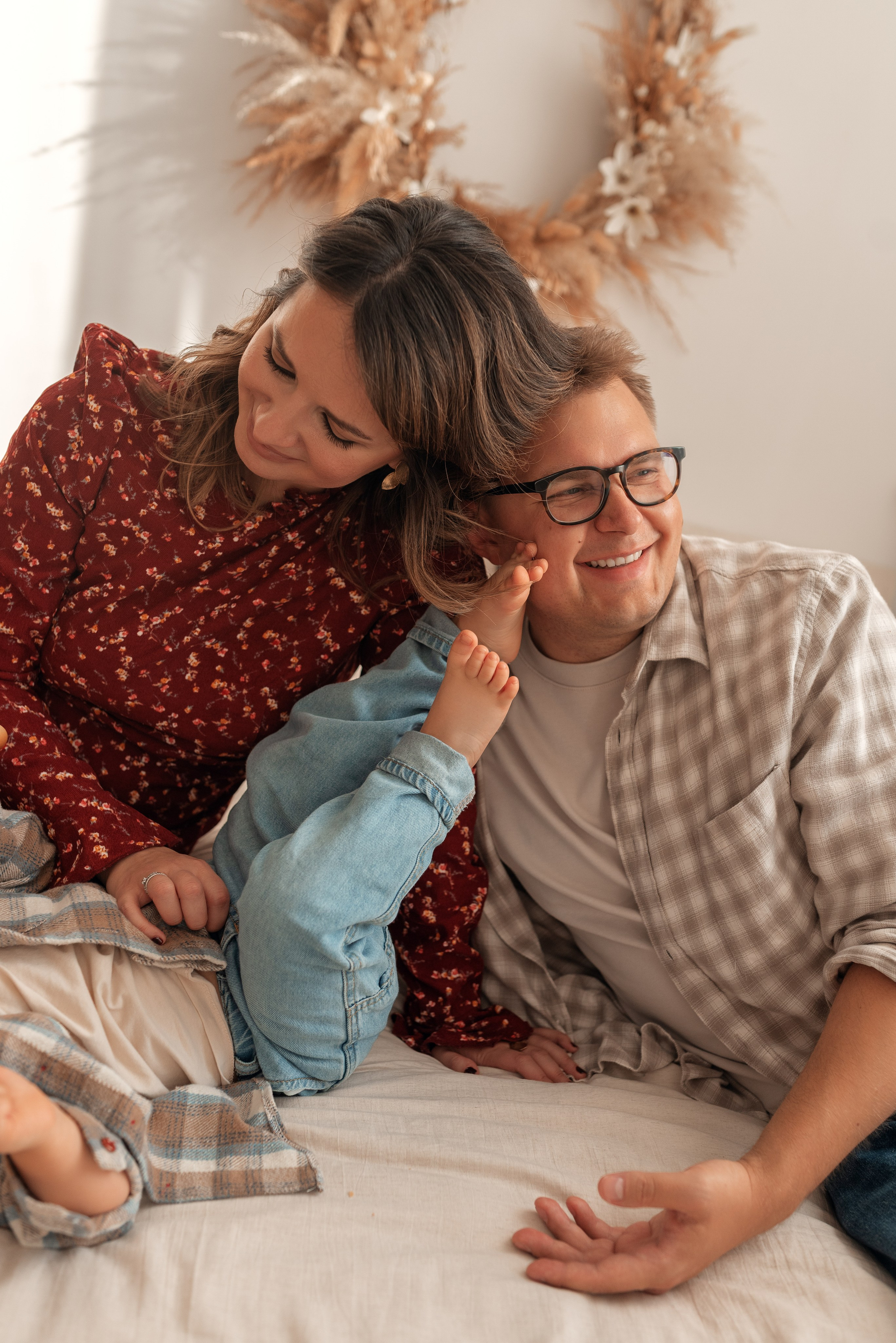 Федя с любимыми родителями. Ульяна Сёмина, фотограф, Москва