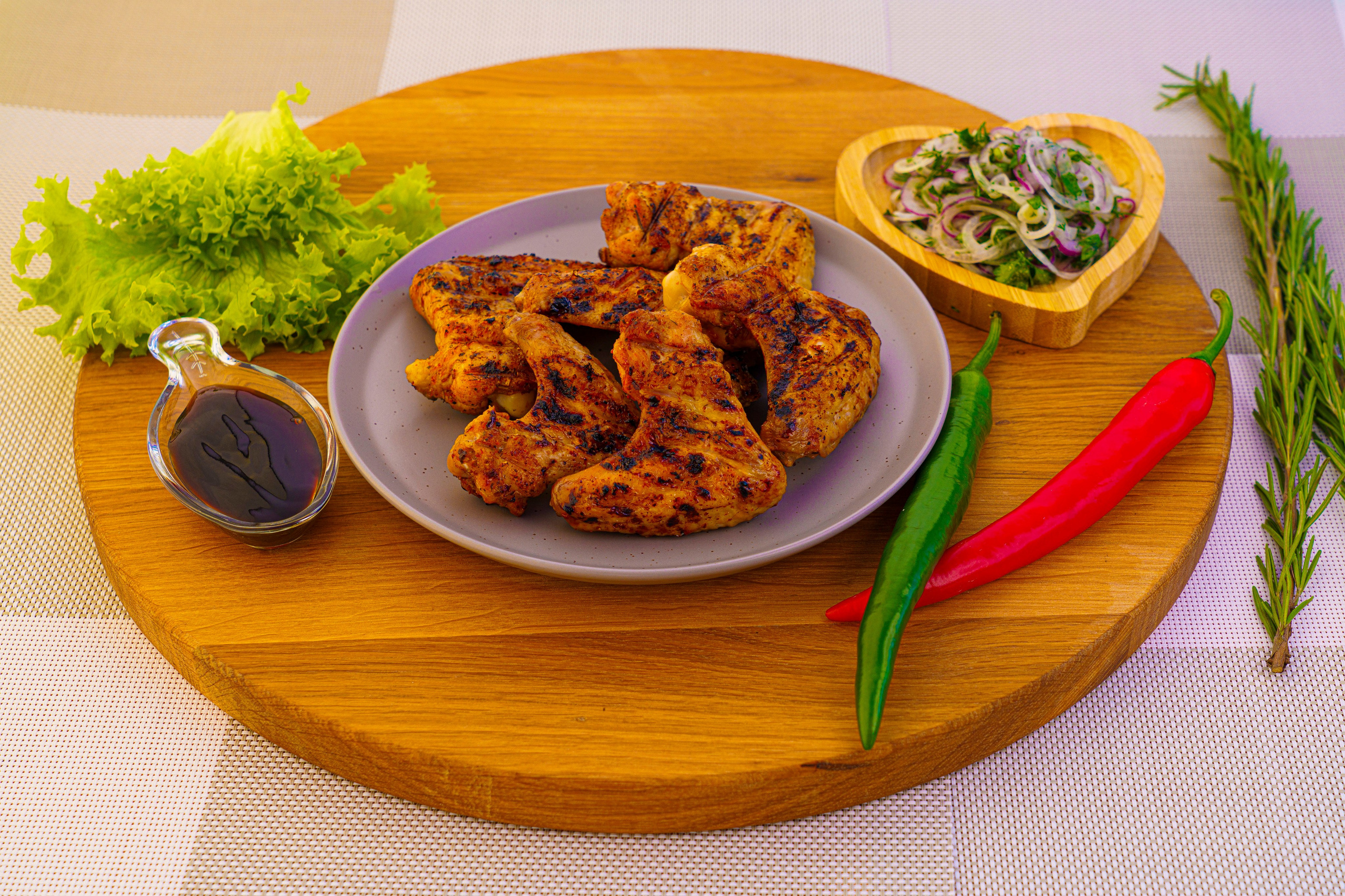 Фотосъёмка еды приготовленной на мангале