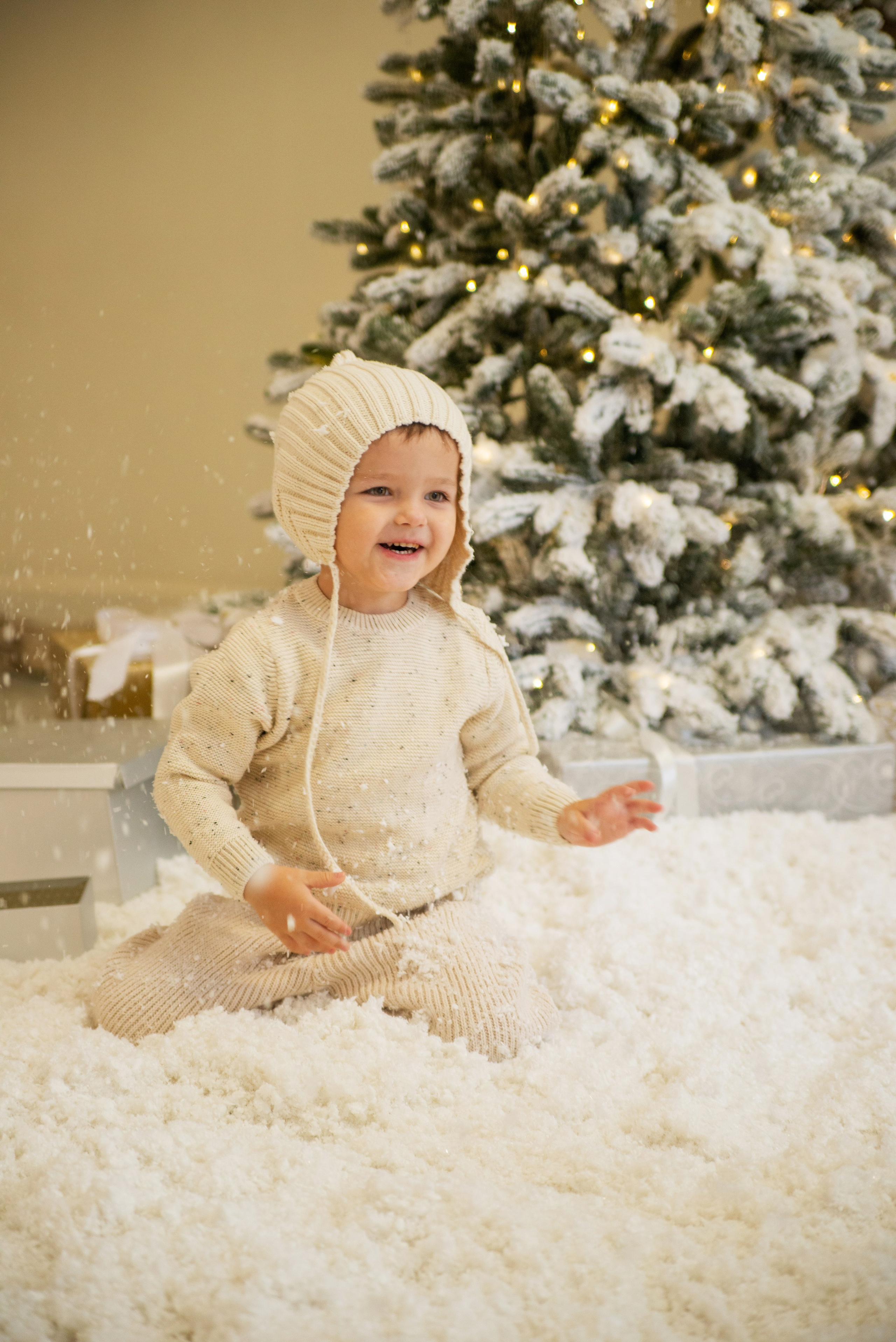 Дети в снежной студии. Фотограф и дизайнер в Москве Екатерина Лобачева
