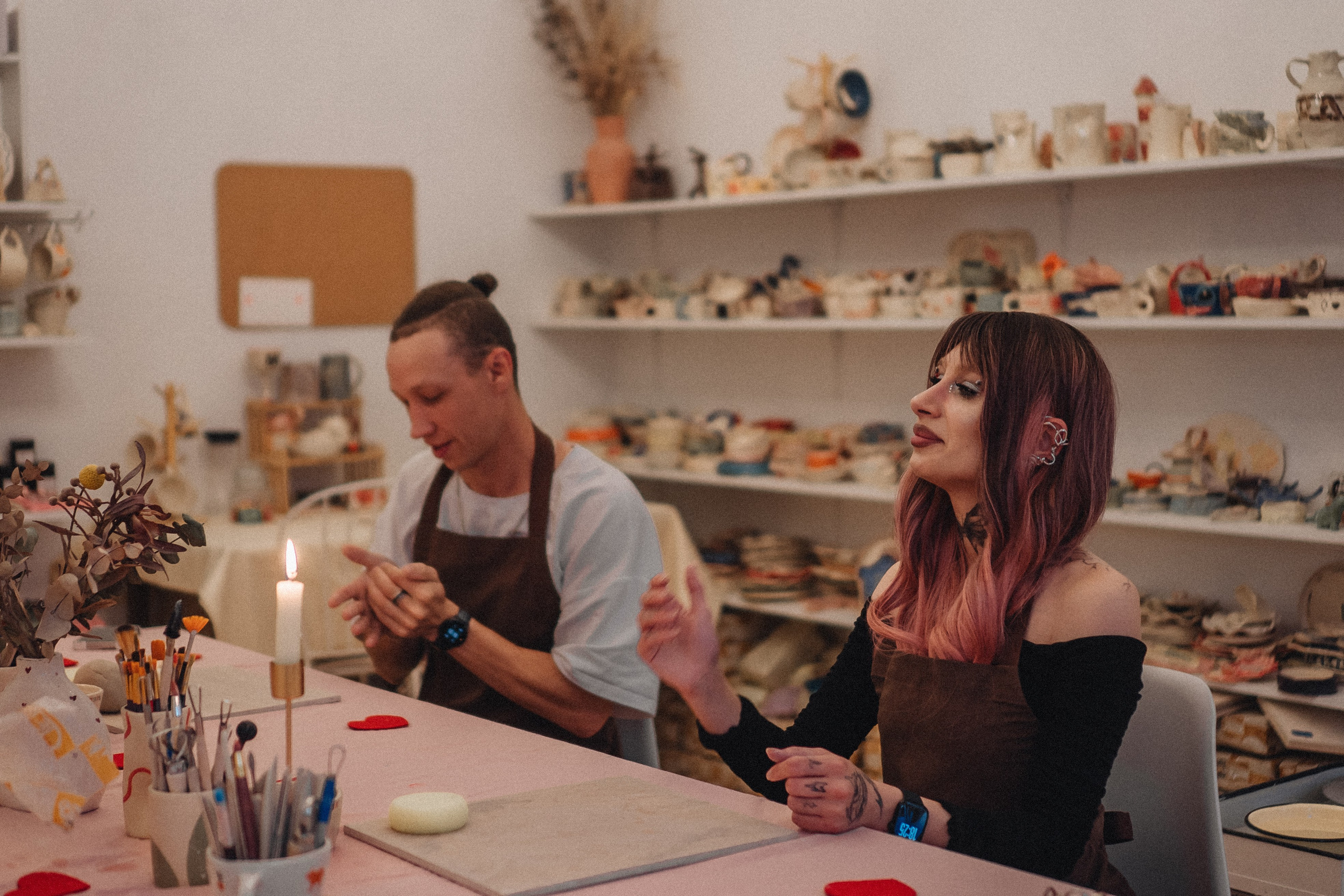 СВИДАНИЕ В ГОНЧАРНОЙ МАСТЕРСКОЙ. Профессиональный фотограф, Санкт-Петербург — Виктория Богомолова