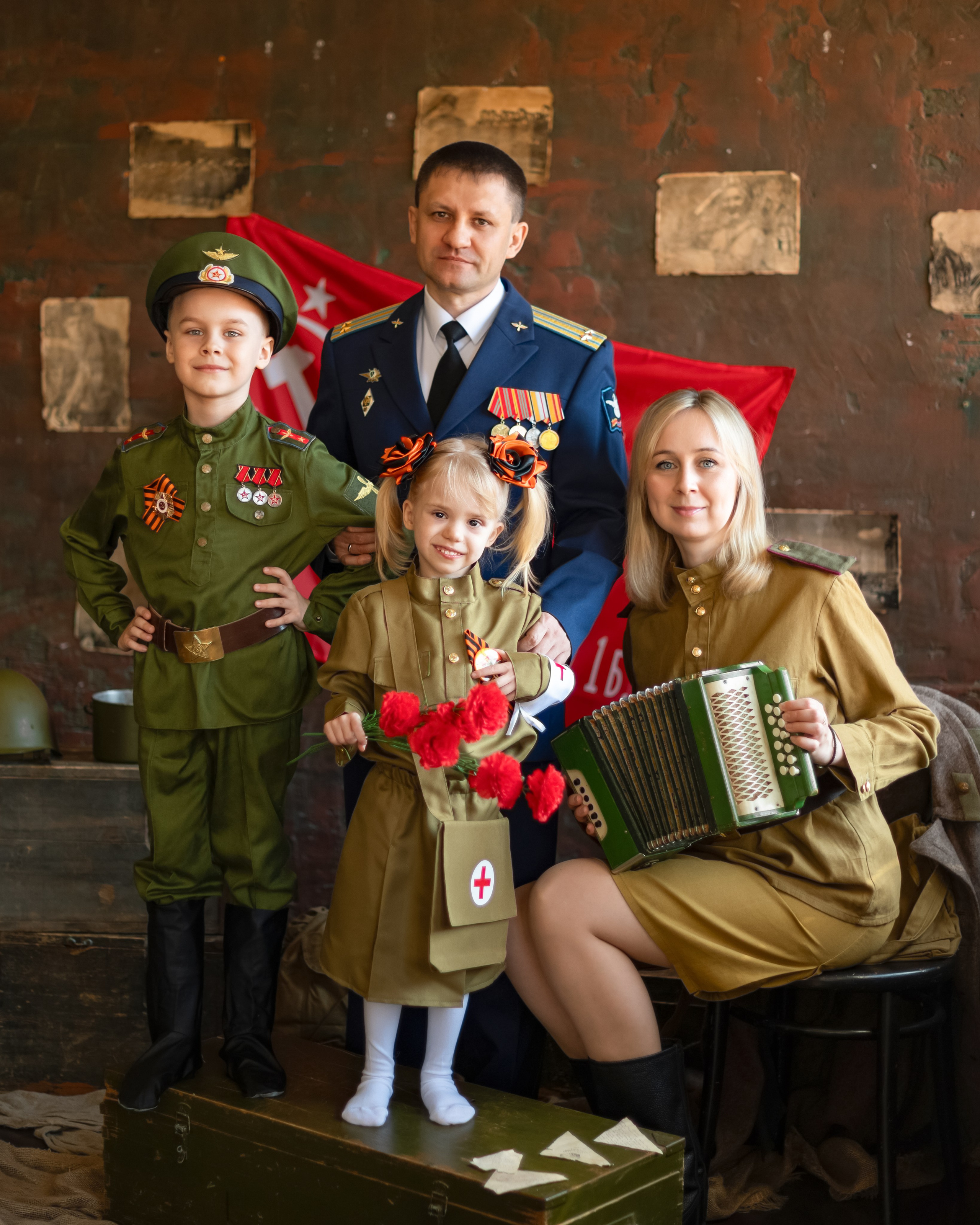 Фотопроет «День победы». Детский и семейный фотограф г. Москва Оксана Катаджи