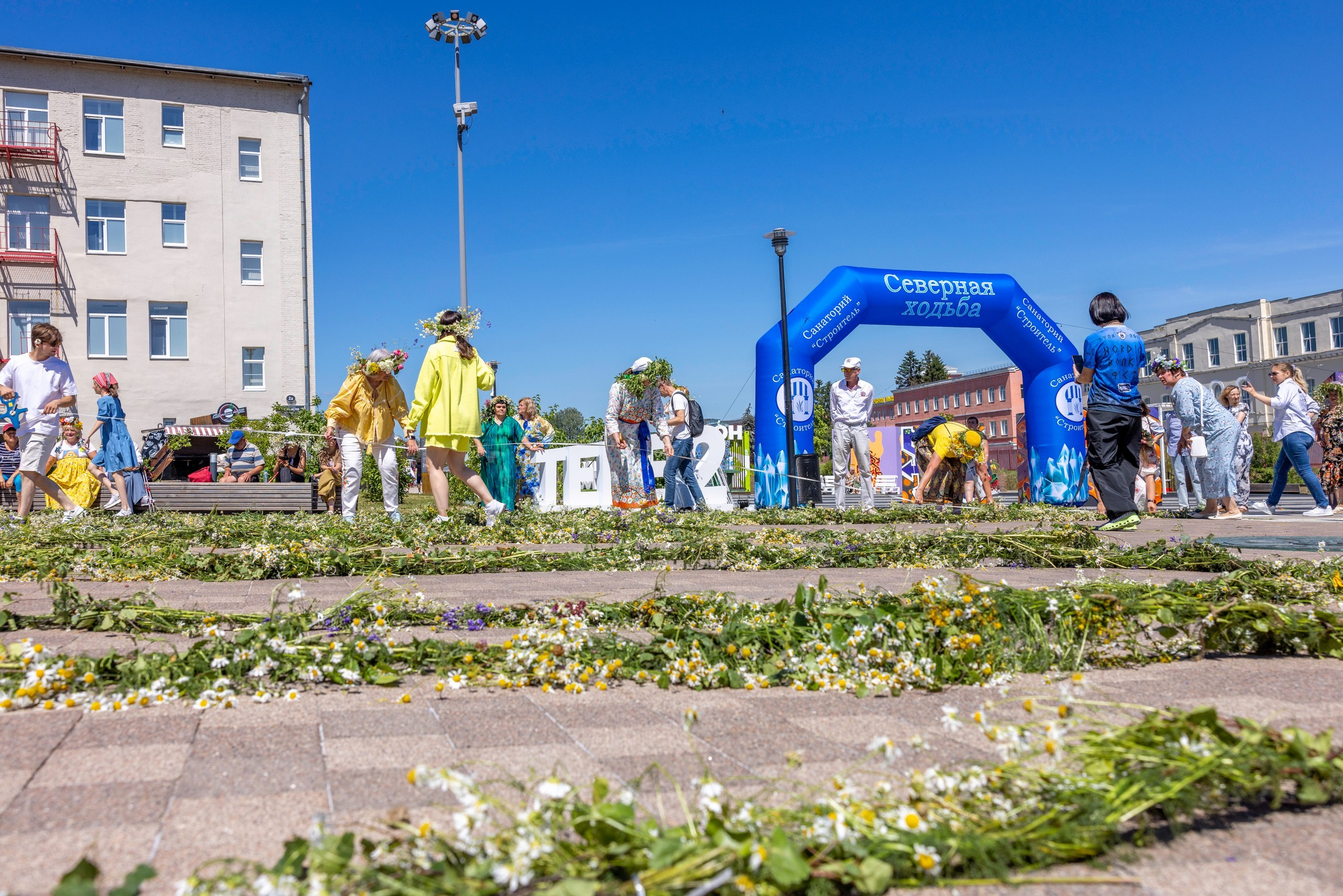Фестиваль «Ромашковый хоровод». Северная ходьба. Фотограф в Туле Крупский АнДРей. Фотостудия «КАДР71» в Туле
