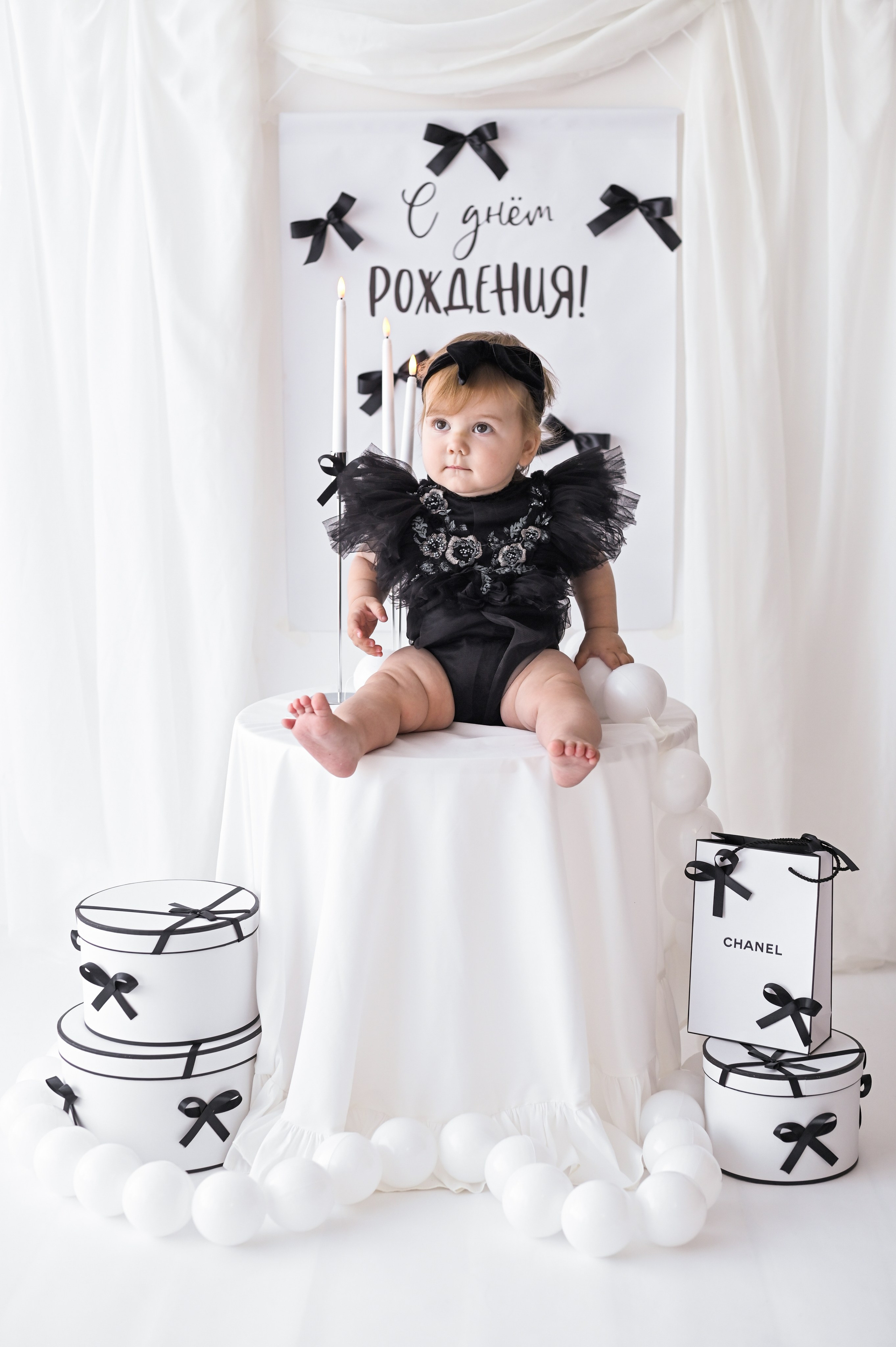 « Годик Девочки ». Фотограф новорожденных во Владивостоке Панова Татьяна