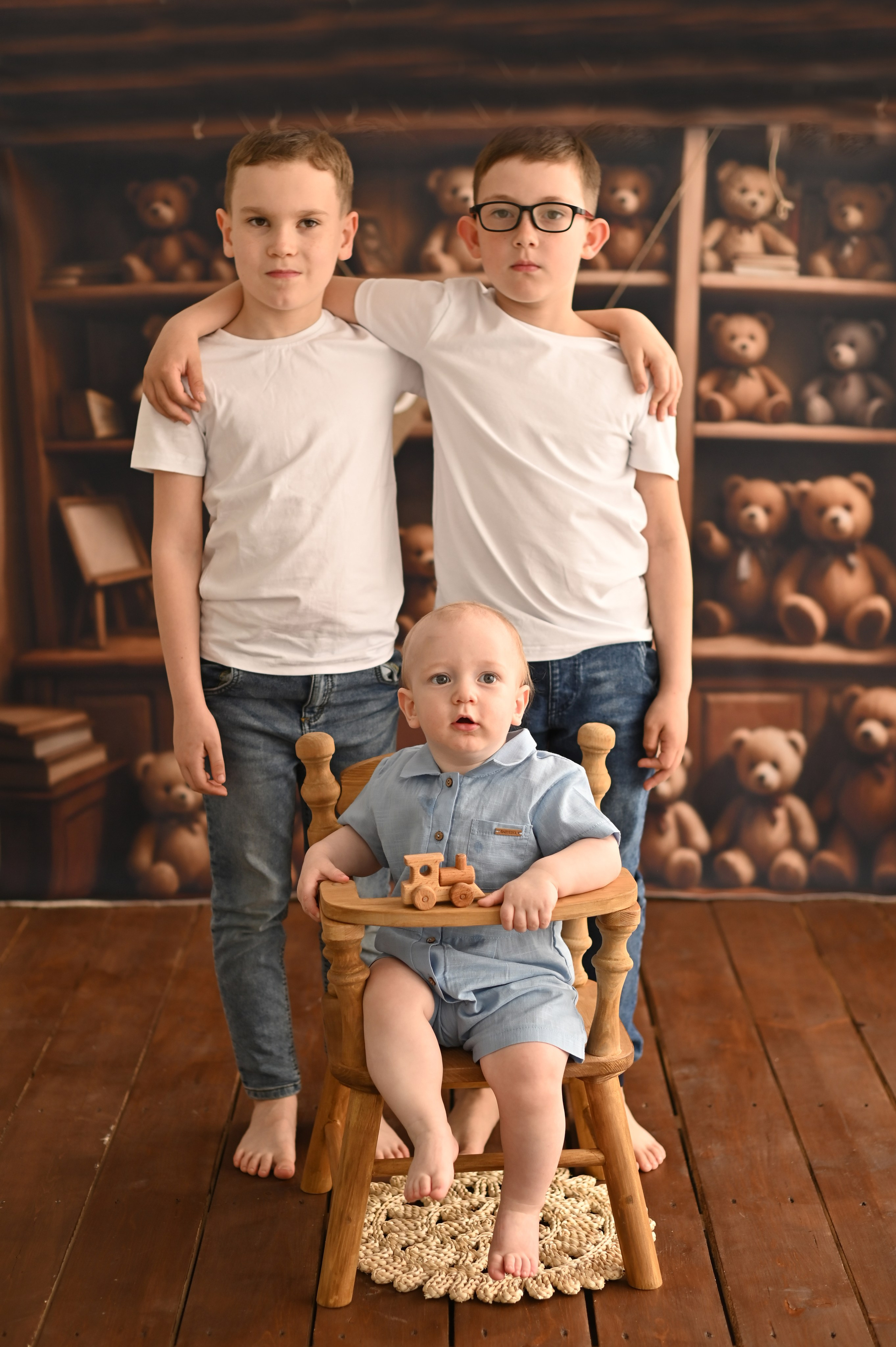 " Годик Мальчики ". Фотограф новорожденных во Владивостоке Панова Татьяна