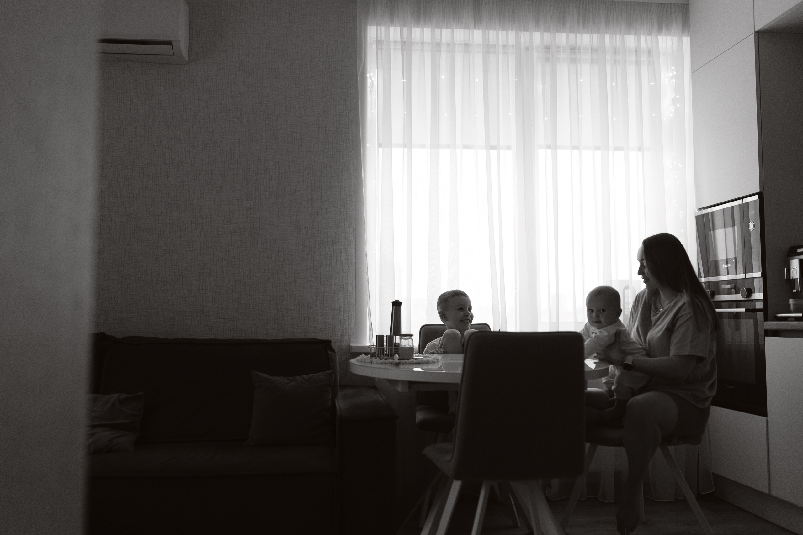 Ольга, Дмитрий, Арсений и Ваня. Фотограф Алина Кучумова