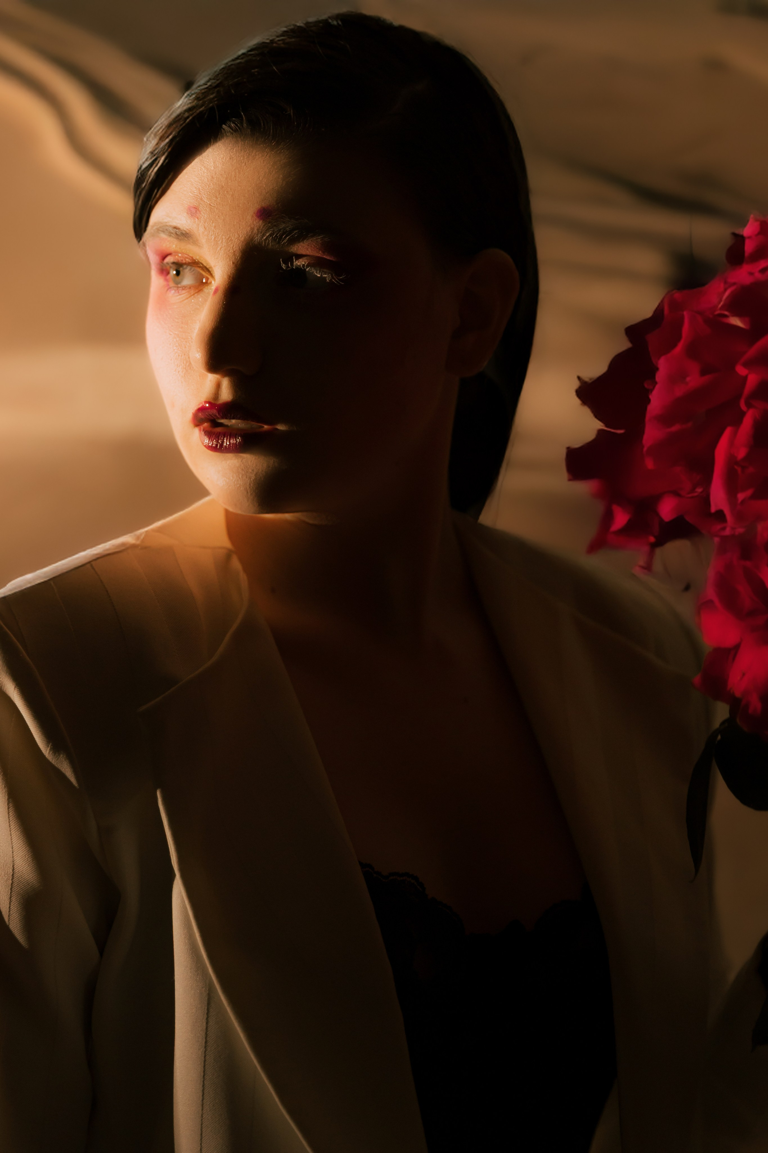 Floral étude. Rosebud. core production