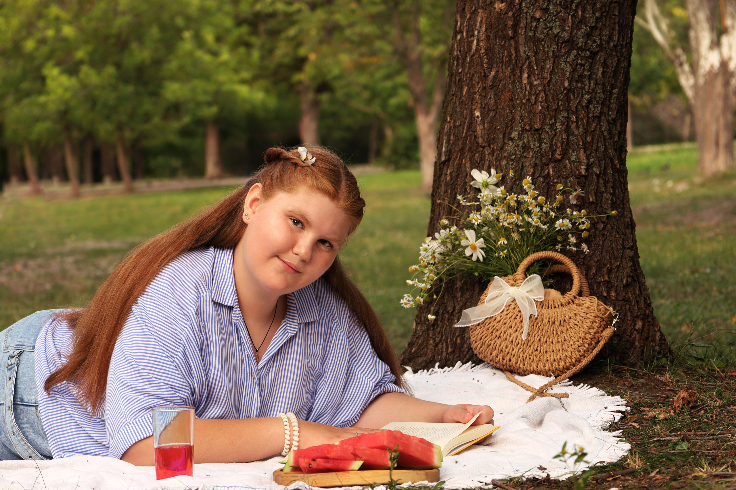 Арбузный пикник. Фотограф Саратов | Елизавета Белова