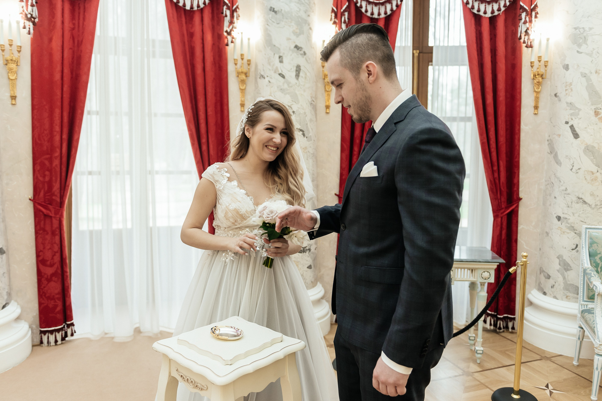 Регистрация брака и свадебная фотосессия в музее-заповеднике Остафьево. Свадебный фотограф Москва — Сергей и Татьяна