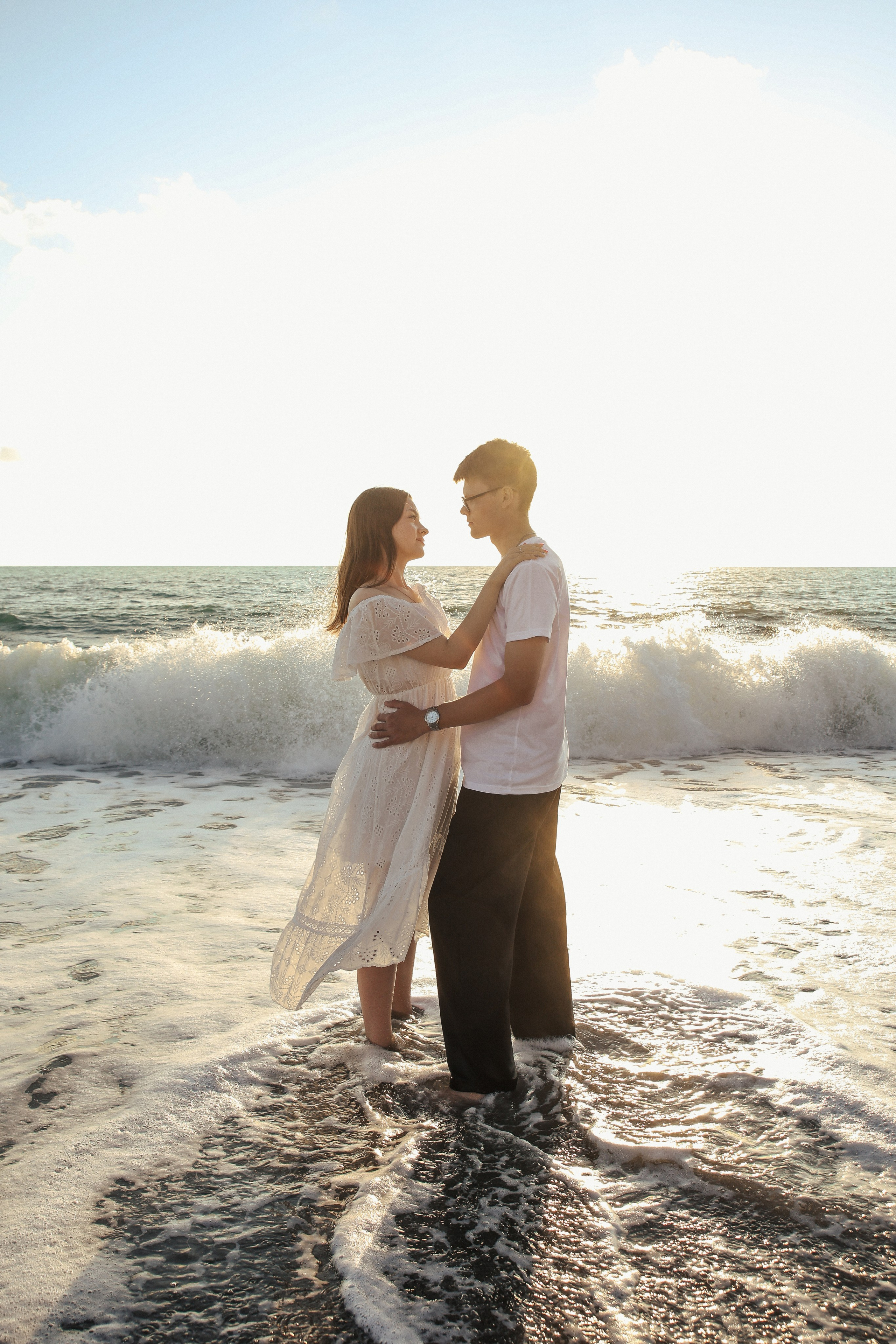 Love story на берегу моря. Фотограф Сочи/ Сириус/ Красная поляна