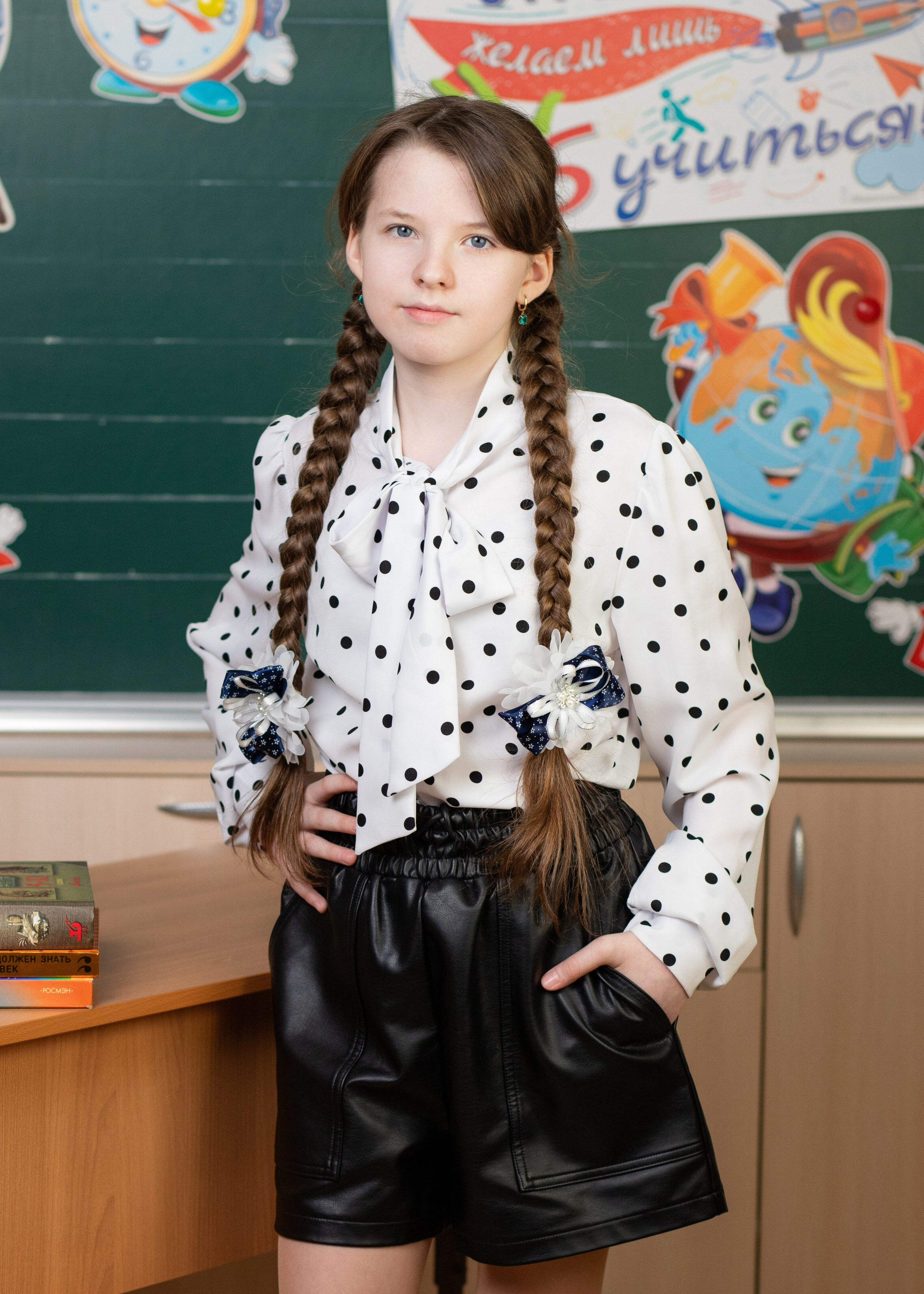Детский портрет. Выпускная фотография. Начальная школа 4 класс