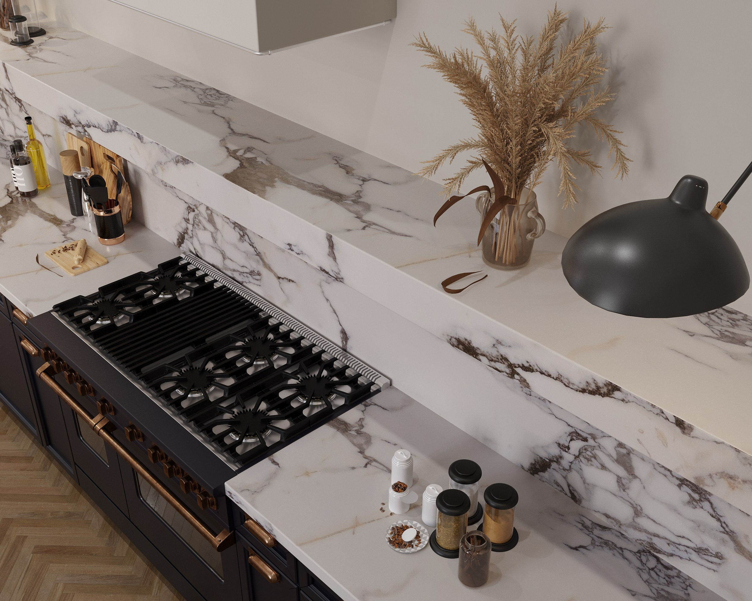 Кухня 63,3 кв. м. Королёва Анастасия | 3D визуализатор