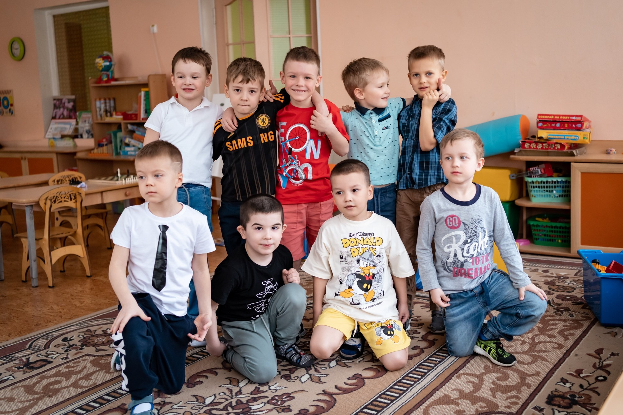 Детский садик. Семейный фотограф Варвара Сорока в городе Москве