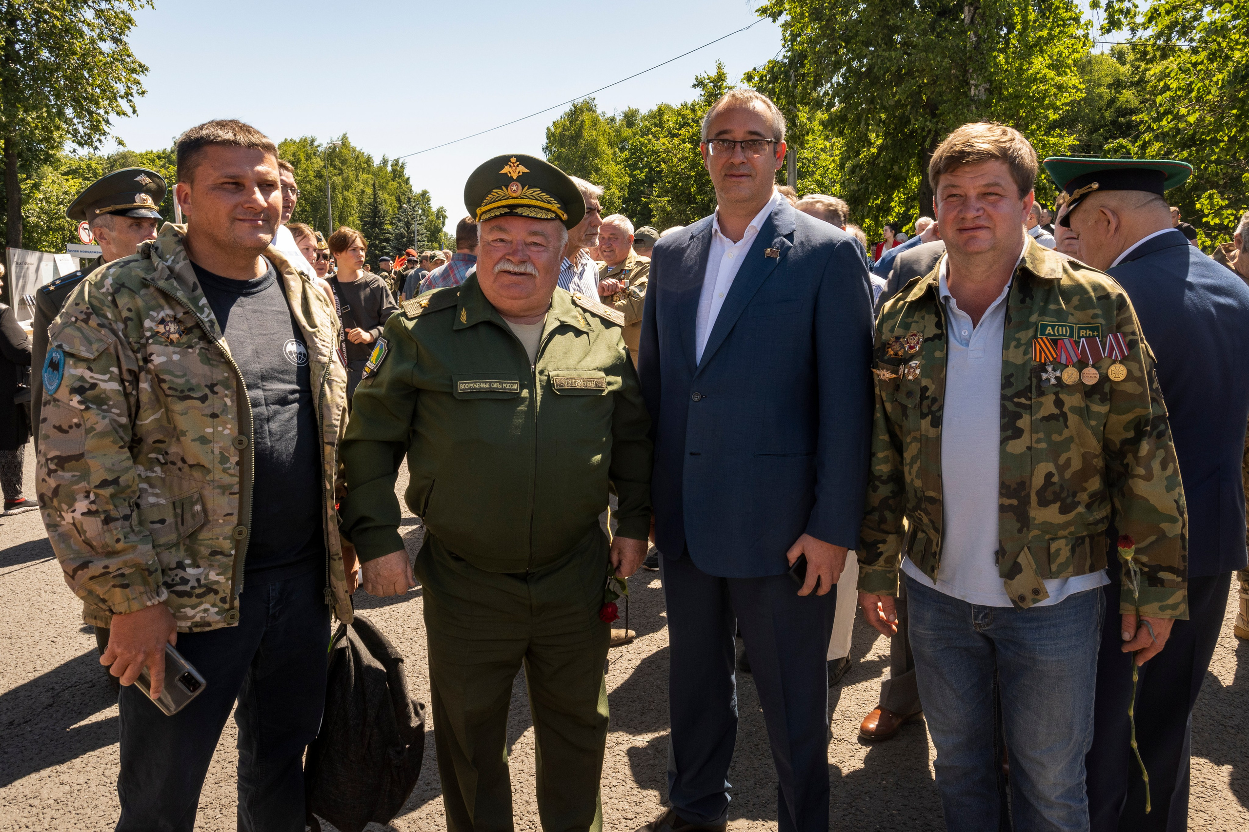 День ветеранов боевых действий 2022. Фотограф Роман Адлер