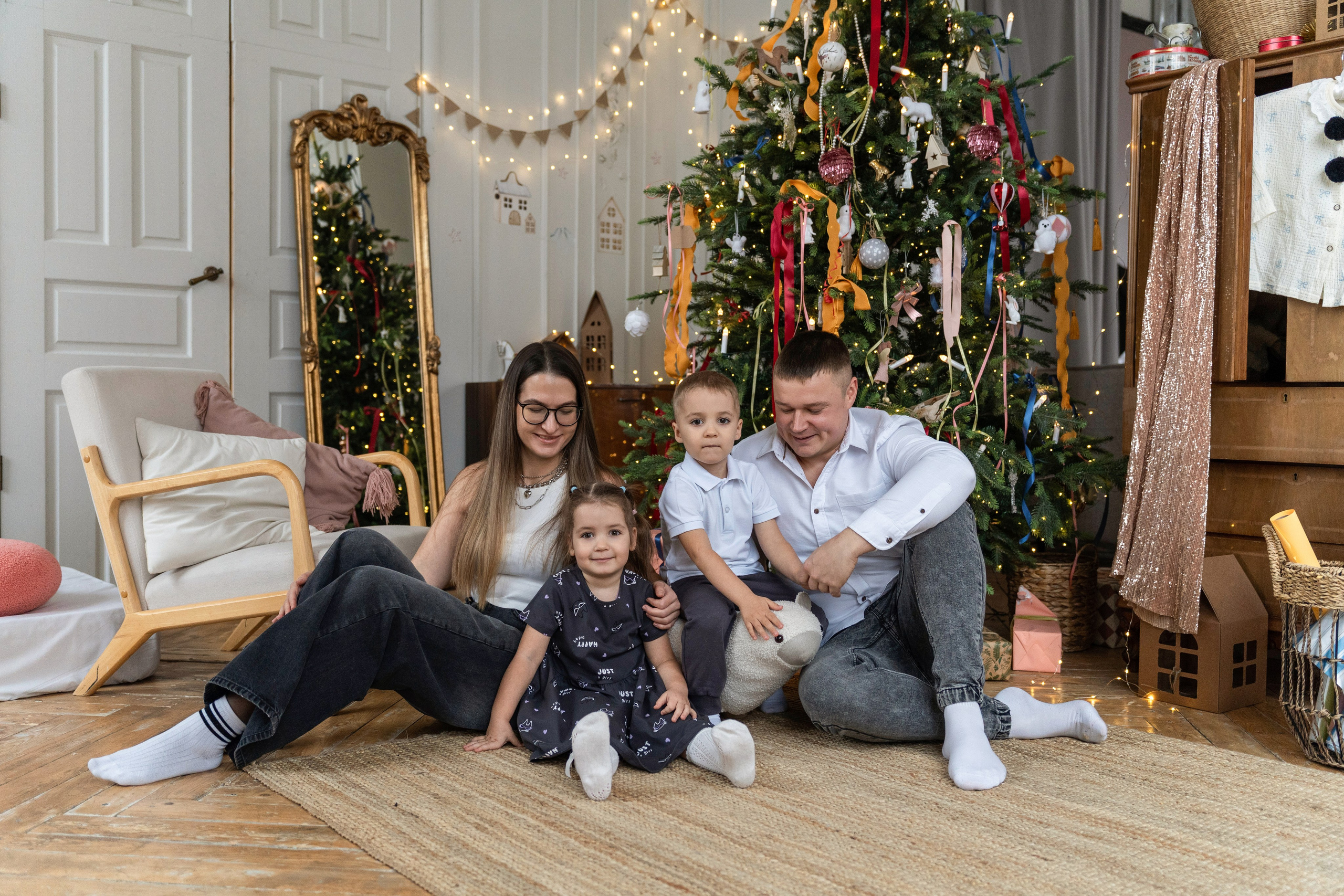 Семейная фотосессия Новогодняя (Карина). Норина Анна, фотограф в Самаре, НЕЙРОфото по всему миру. Создаю кадры которые цепляют за душу