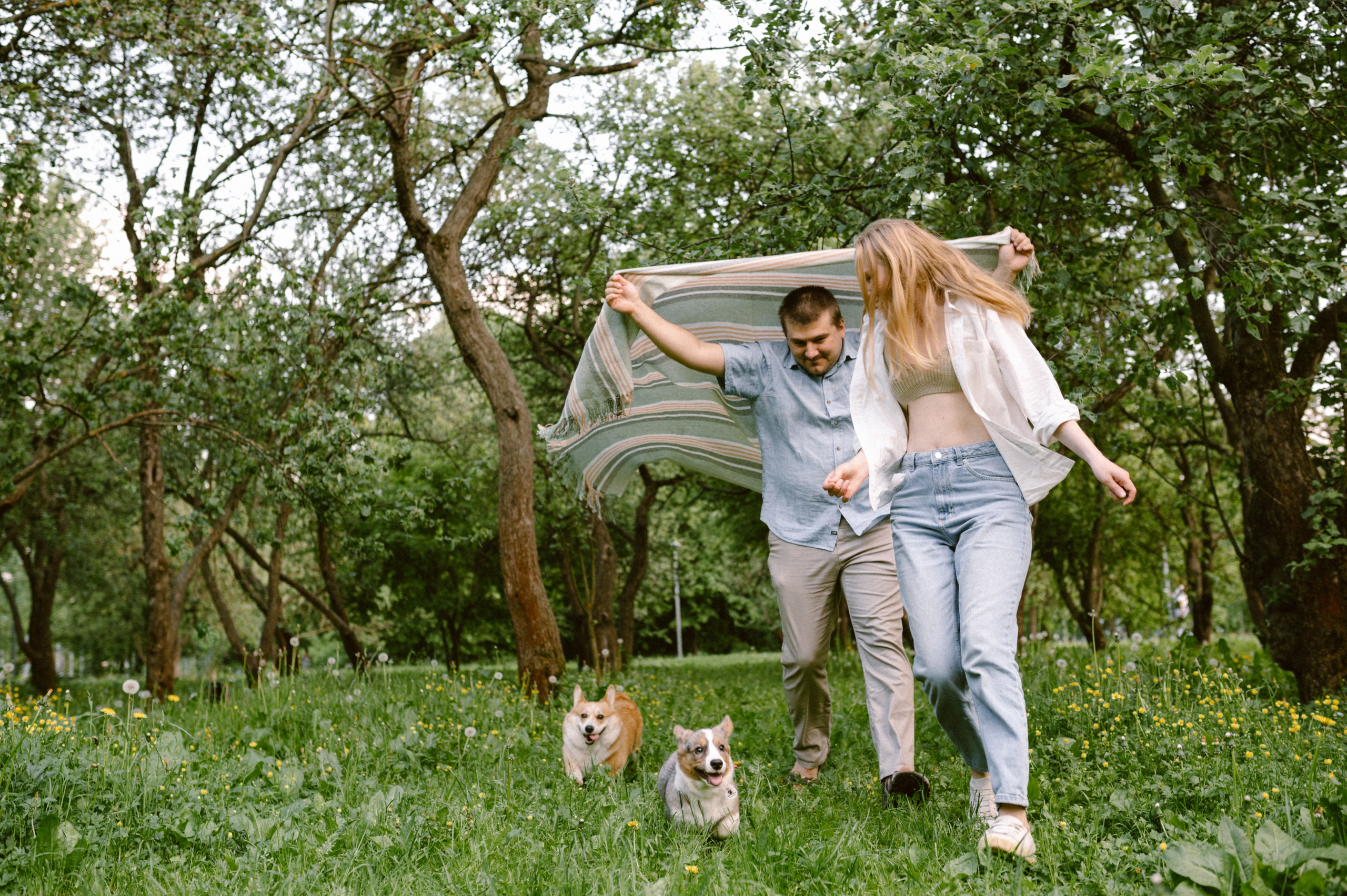 Настя и её семья. Фотограф анималист в Москве Ольга Агушева