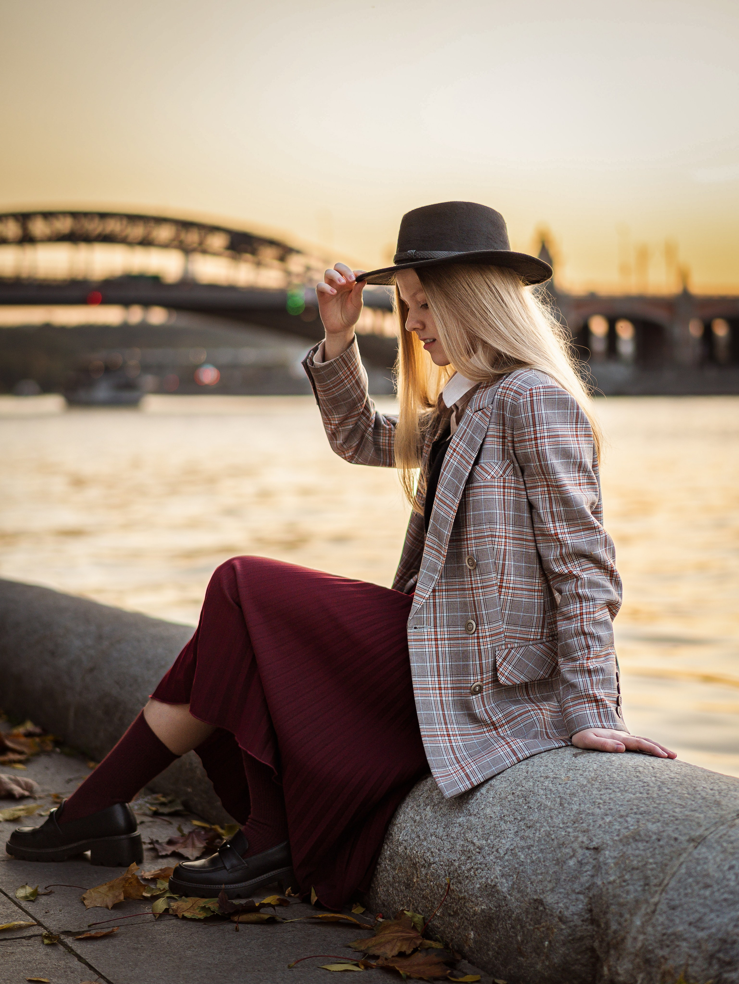 Елена — фотосессия в осеннем стиле. Фотограф Москва