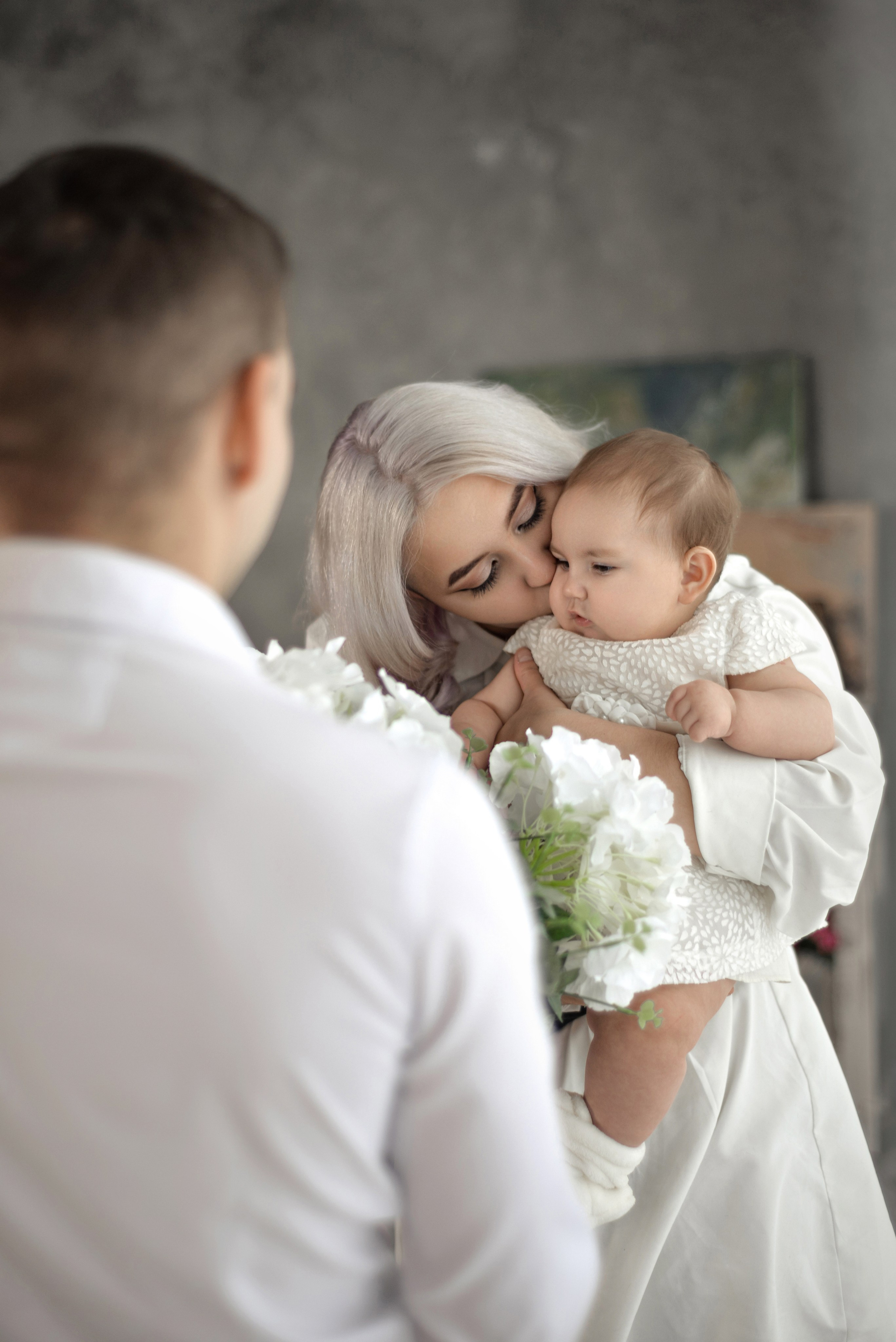 Семейная (Данил, Даша, Аделина) в студии Константа. Семейный и свадебный фотограф Галина Абакумова, фотосессии в Белгороде