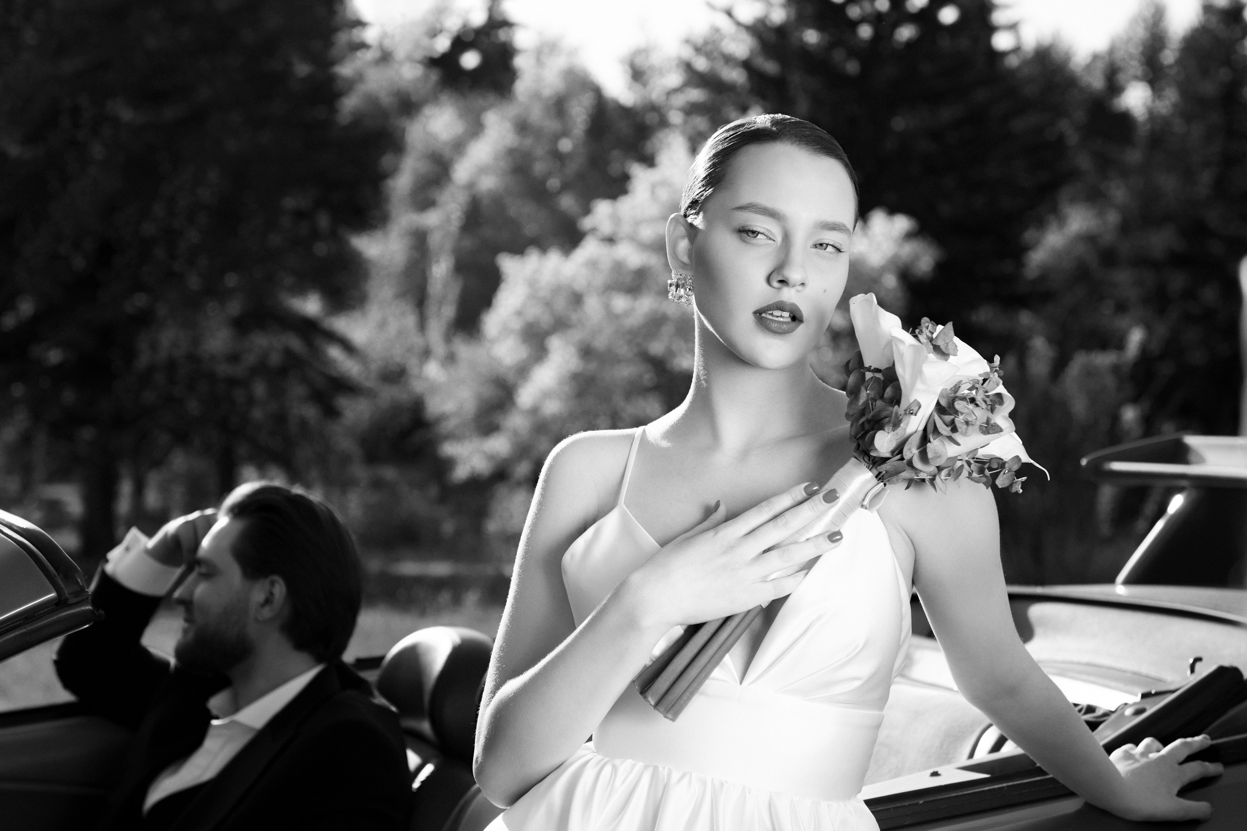 Свадебные фотографии Бориса и Дарьи на природе