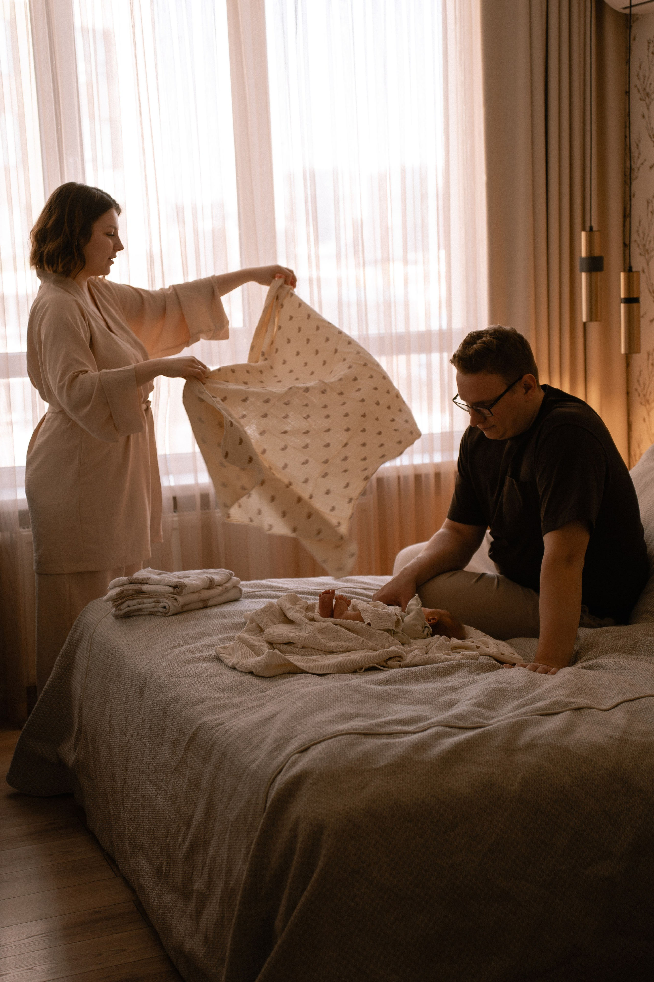 Домашняя фотосессия с малышом