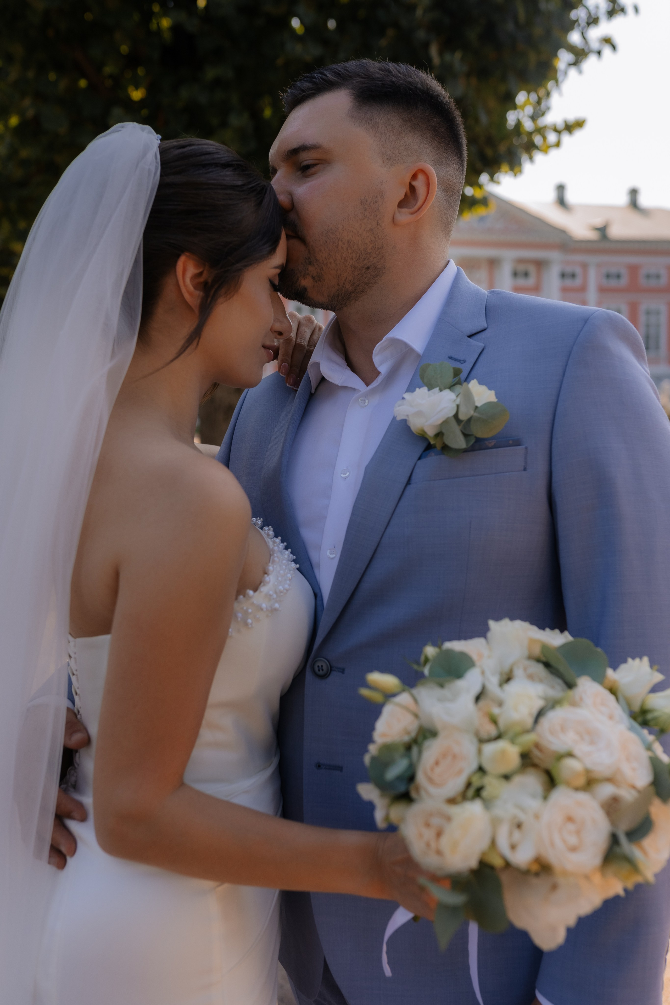 Свадебная фотосессия в Москве, парк Кусково. Свадебный фотограф в Москве Анна Полушина