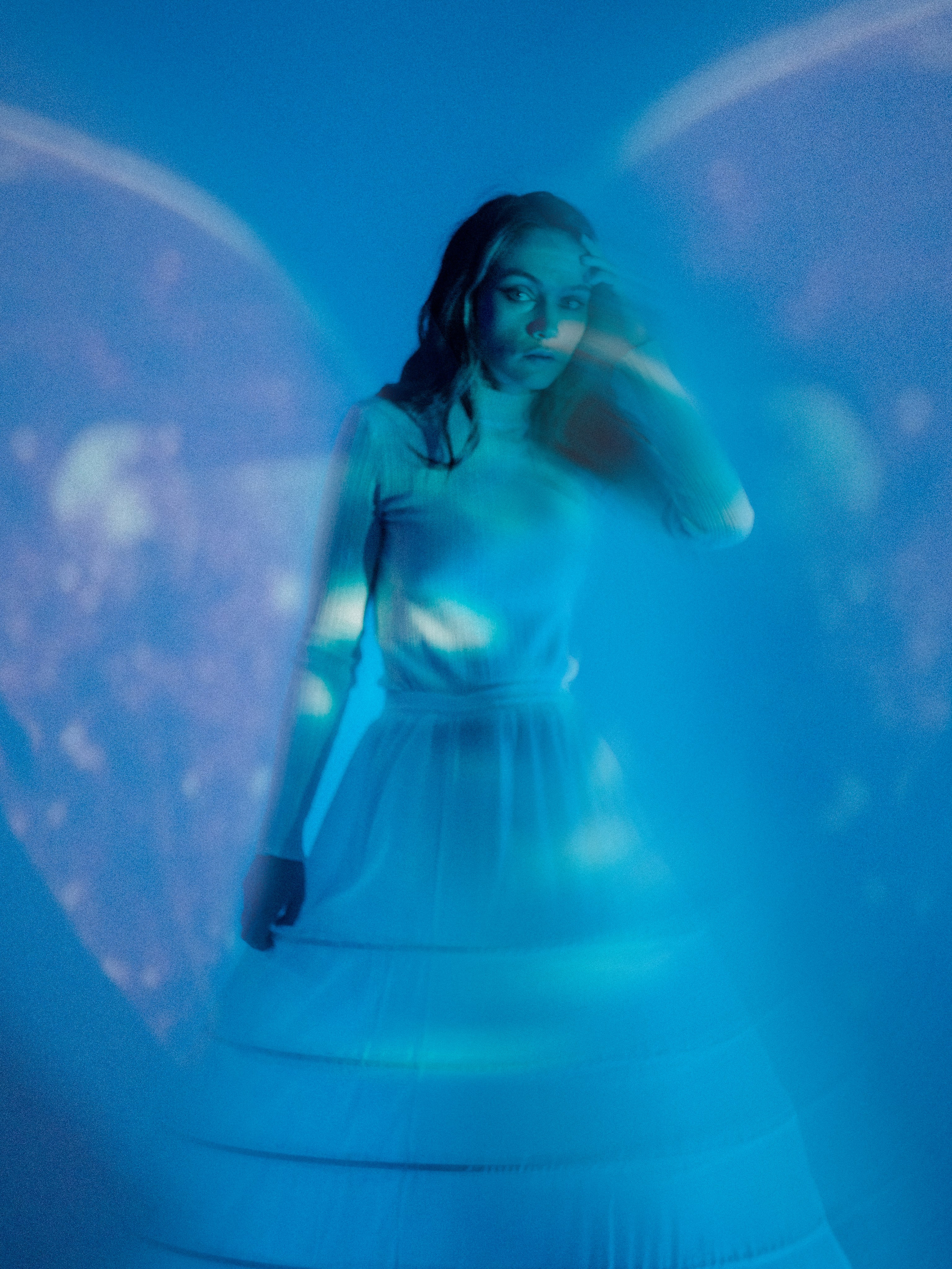 Портретная фотосессия с проектором в студии в Санкт-Петербурге. Светлана Гопанюк. Портретный фотограф. Санкт-Петербург. СПб