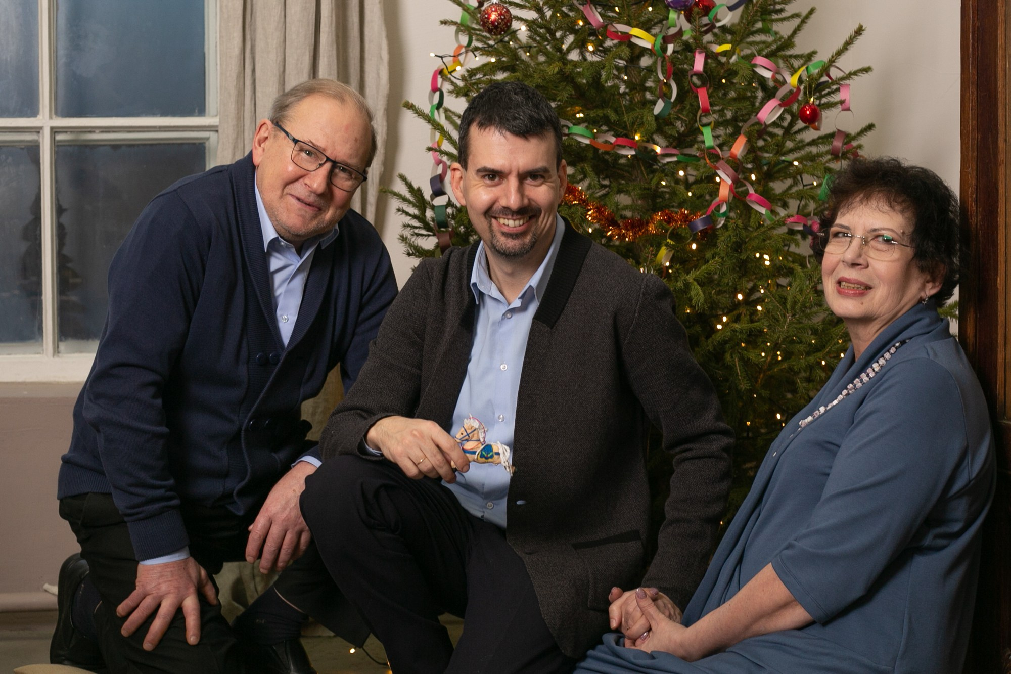 Новый год в кругу семьи (съемка в студии). Семейный фотограф в Нарве Эля Калиниченко