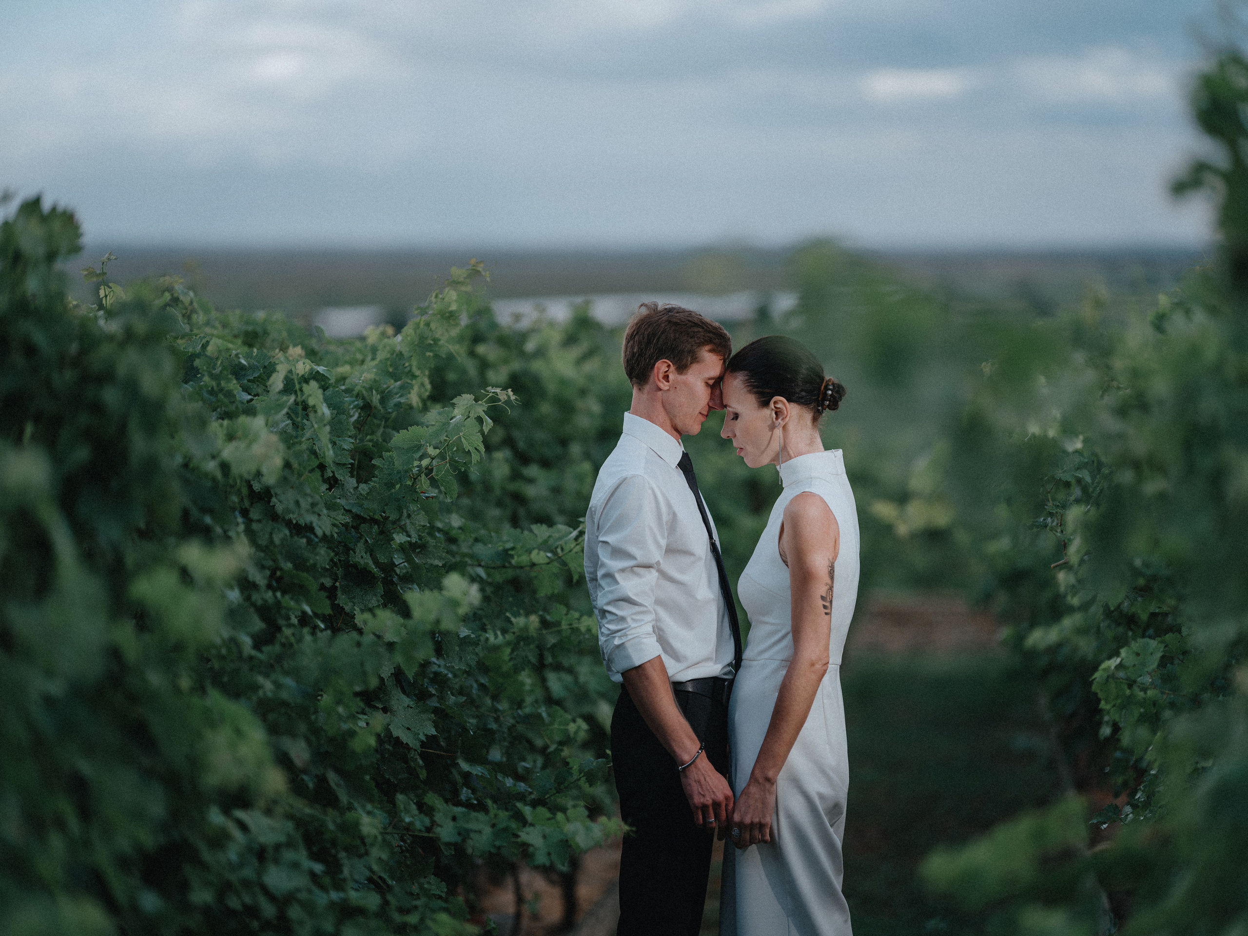 Свадебная прогулка на винодельне. Фотограф Олег Сотник