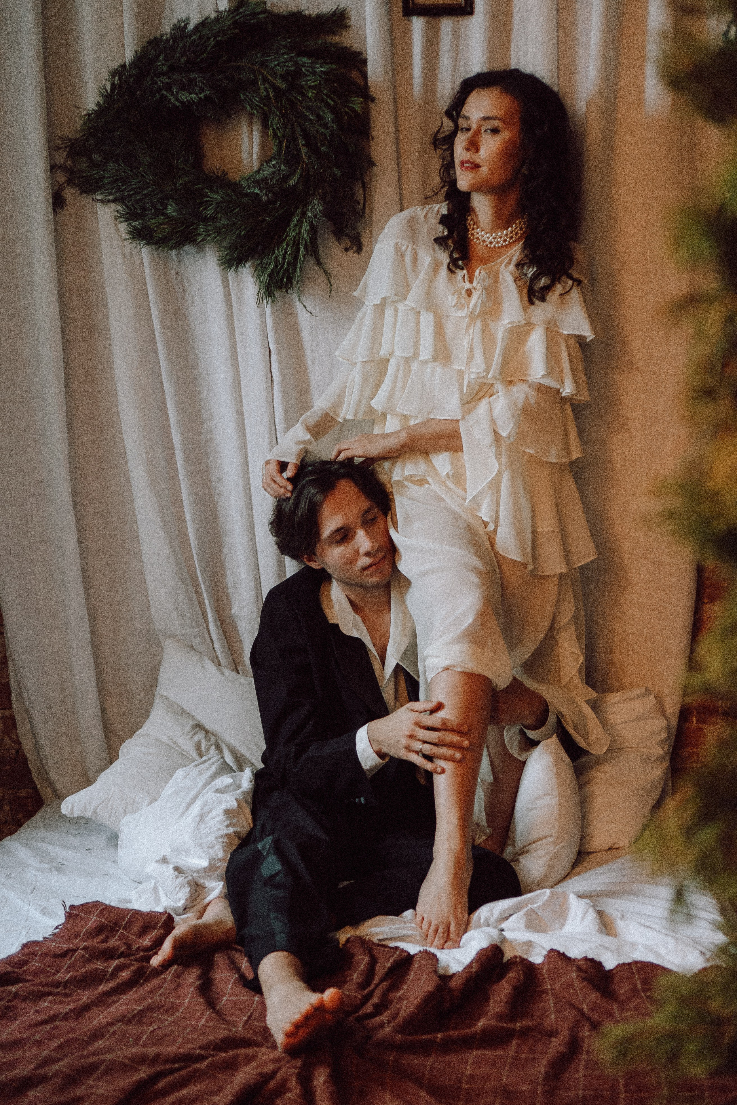 УТРО ЖЕНИХА И НЕВЕСТЫ В ФОТОСТУДИИ И ОСНОВНАЯ ФОТОСЕСИСИЯ ЗИМОЙ. Профессиональный фотограф, Санкт-Петербург — Виктория Богомолова