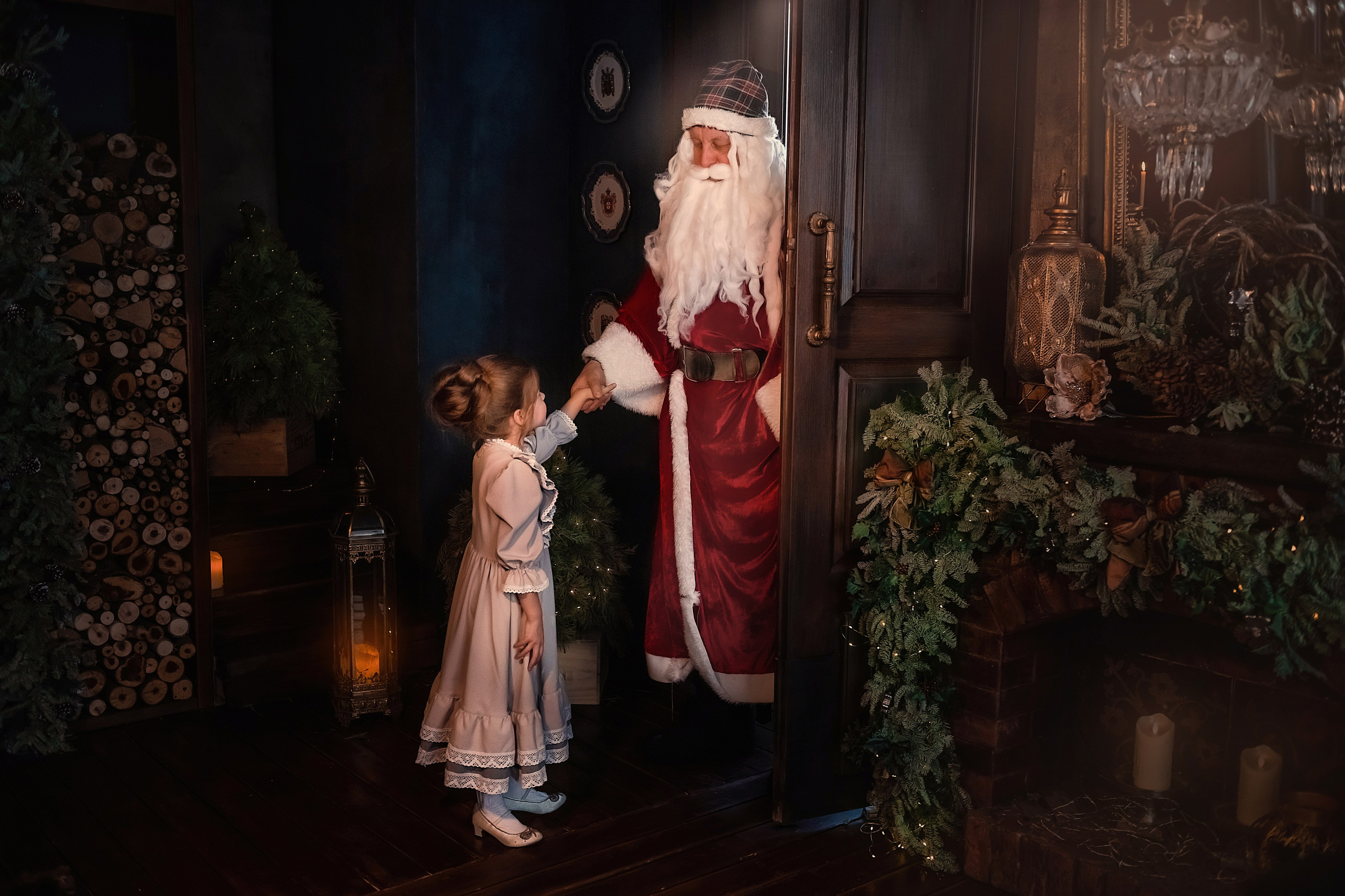 В ожидании Дедушки Мороза. Семейный и детский фотограф в Екатеринбурге Оксана Пипкина