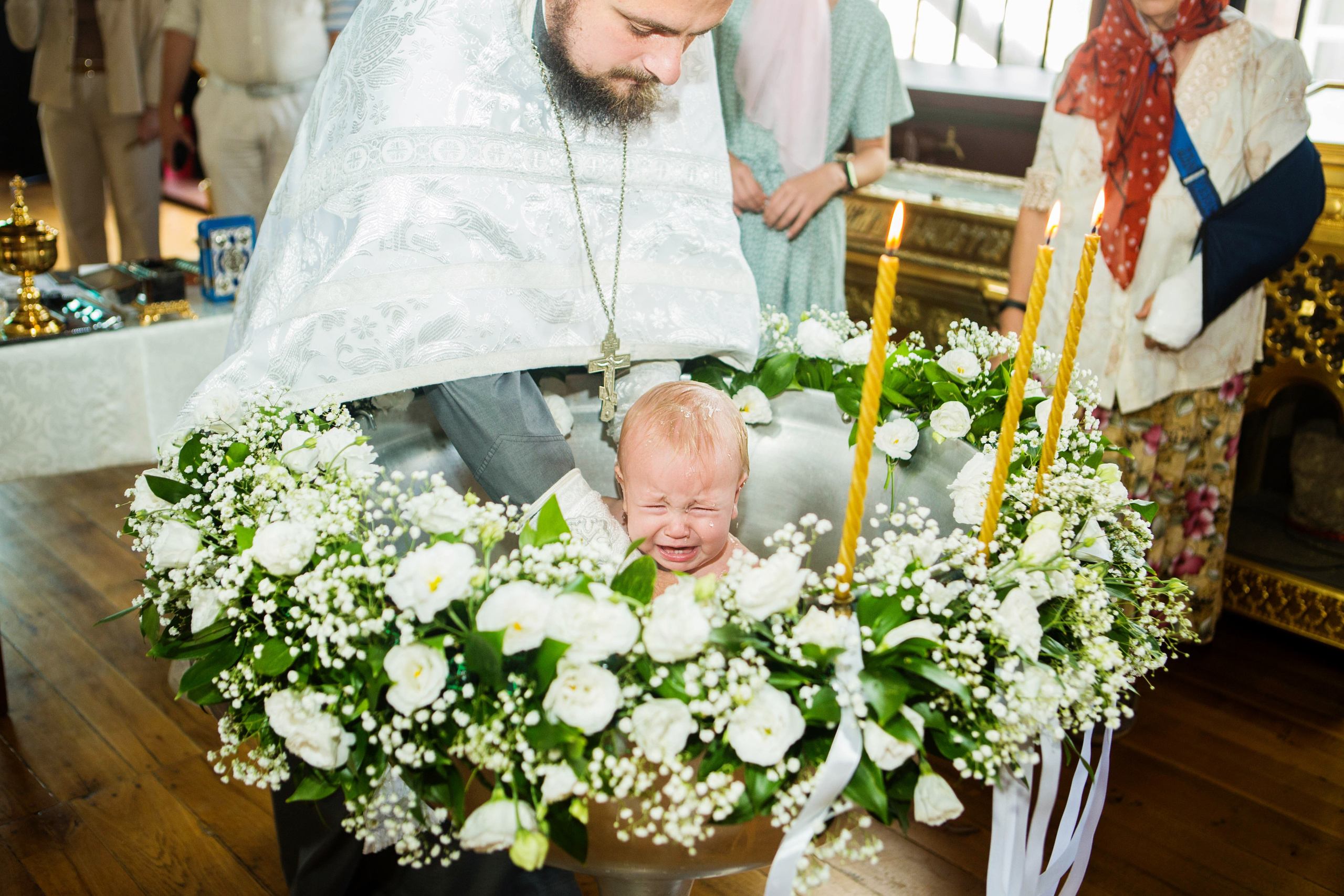 Крещение Юрия. Свято-Троицкий Собор. Свадебный семейный и детский фотограф в Краснодаре Карина Федоровская